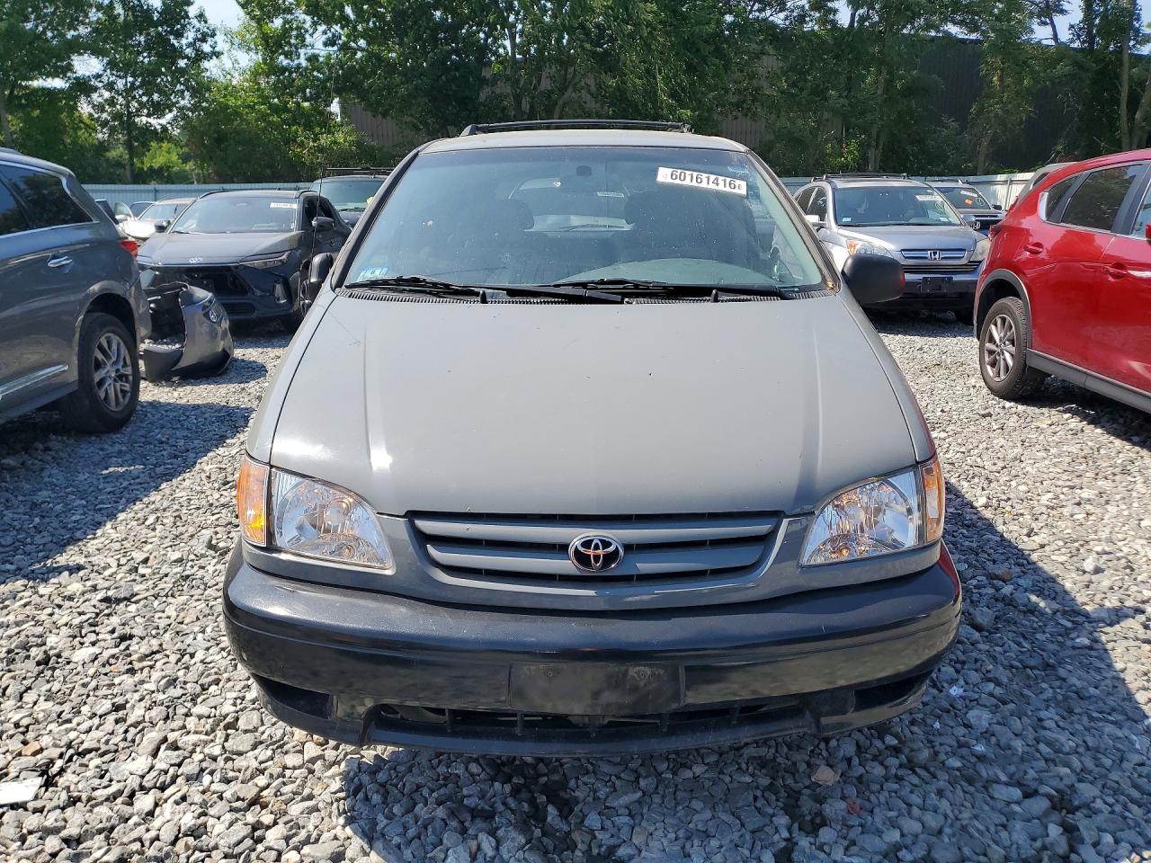 2002 Toyota Sienna Le Gray vin: 4T3ZF13C22U497715