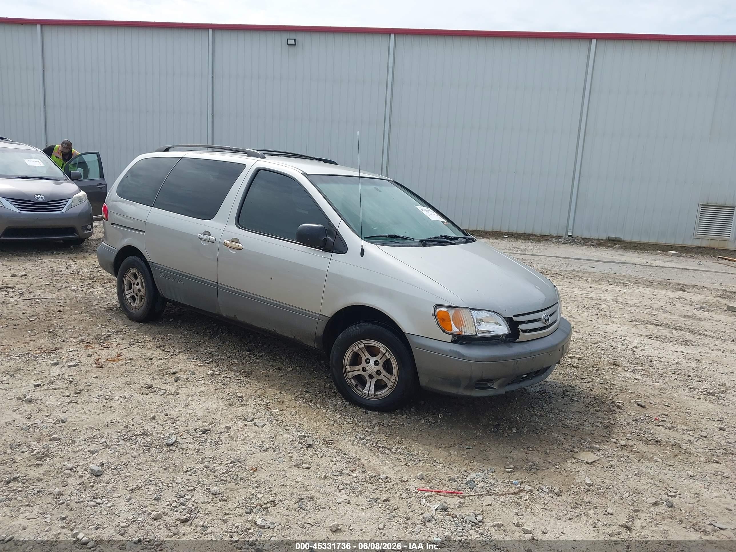 2003 Toyota Sienna Le Gray vin: 4T3ZF13C23U546932