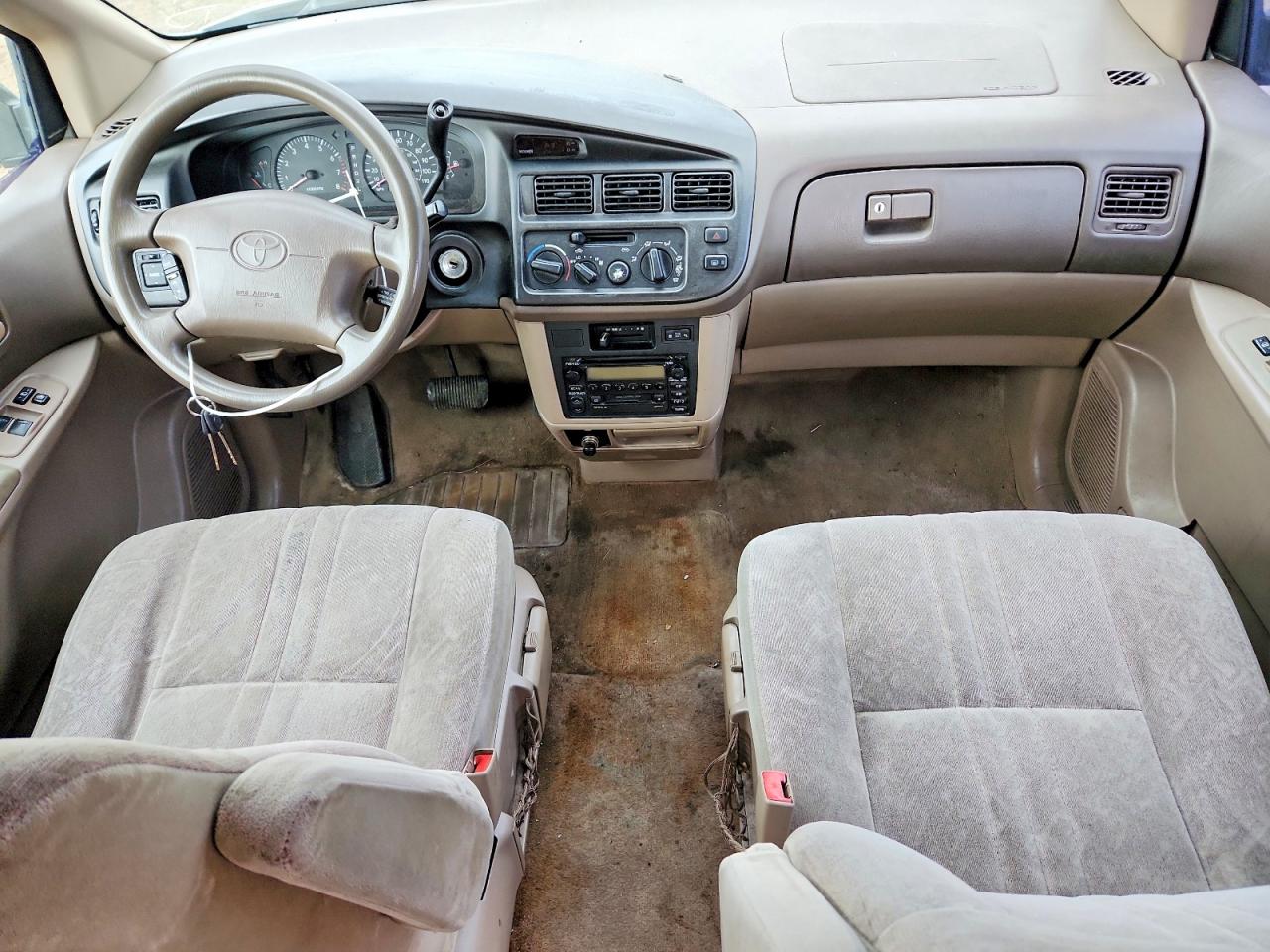 2000 Toyota Sienna Le White vin: 4T3ZF13C2YU246556