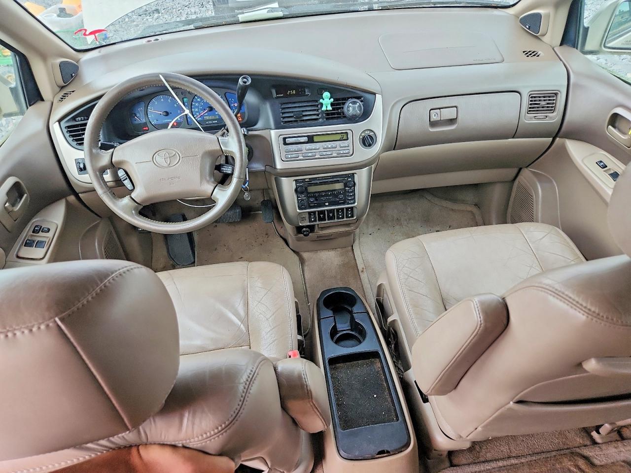 2002 Toyota Sienna Xle Gold vin: 4T3ZF13C32U429875