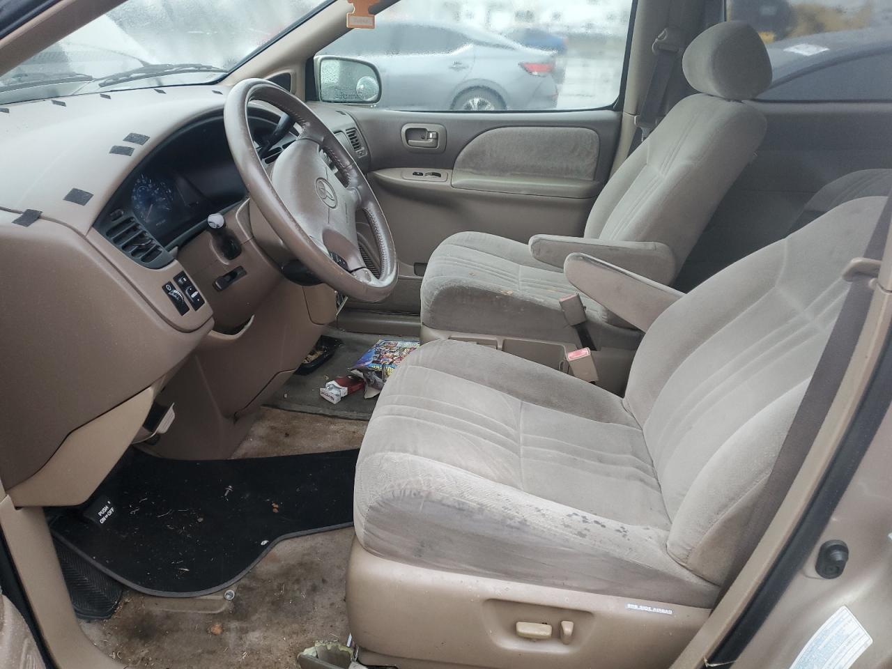 2002 Toyota Sienna Le Серебряный vin: 4T3ZF13C32U498713