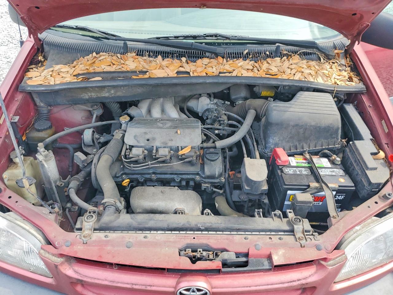 1998 Toyota Sienna Le Red vin: 4T3ZF13C3WU051627