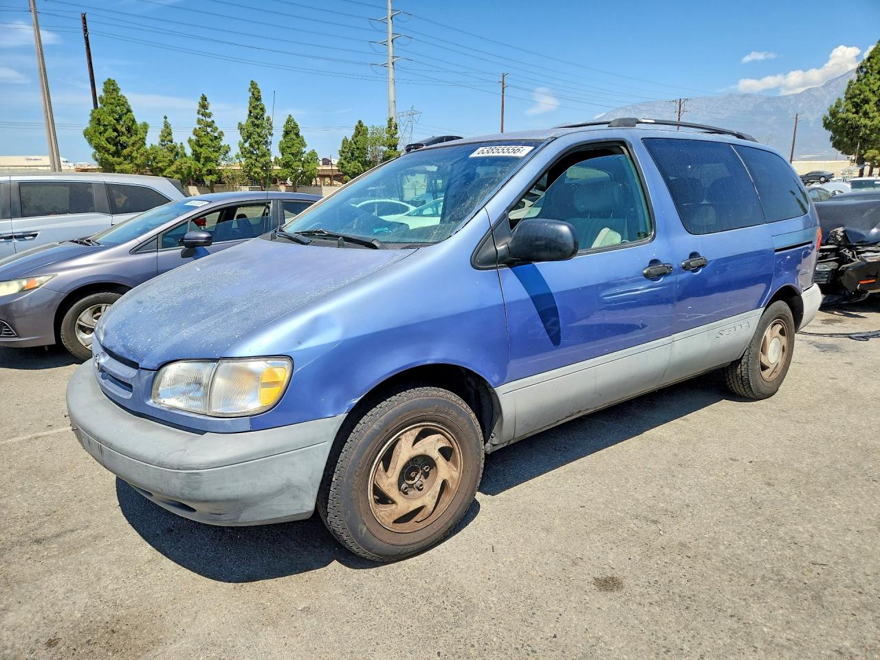 1998 Toyota Sienna Le Синий vin: 4T3ZF13C3WU067522