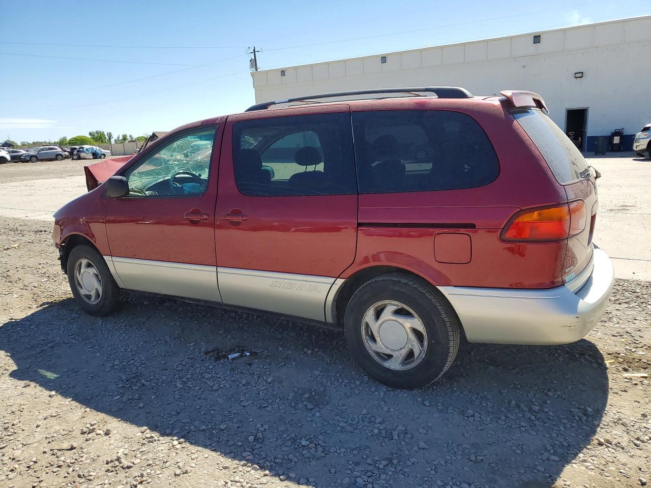 1999 Toyota Sienna Xle Red vin: 4T3ZF13C3XU132905