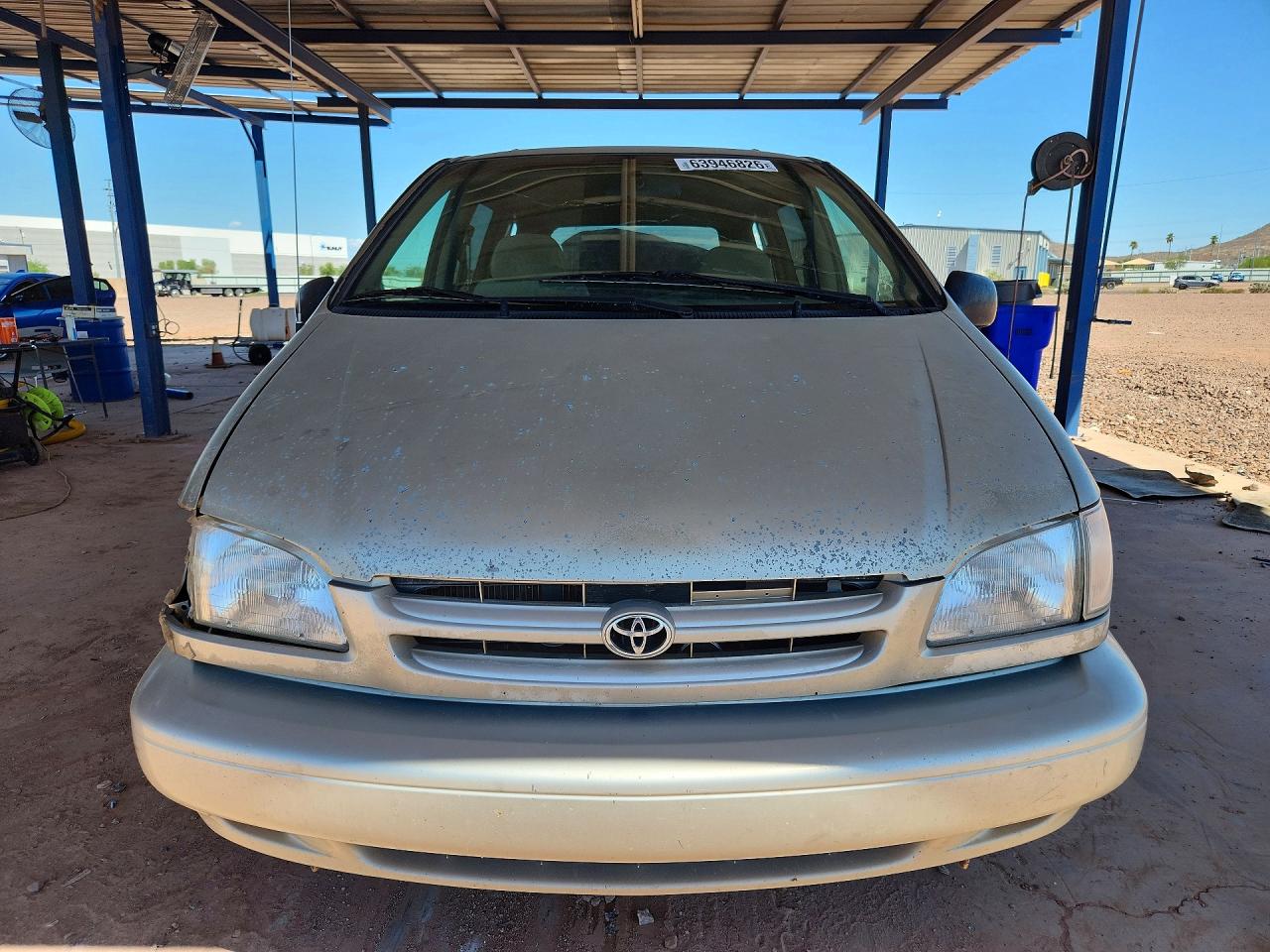 2000 Toyota Sienna Xle Beige vin: 4T3ZF13C3YU259297