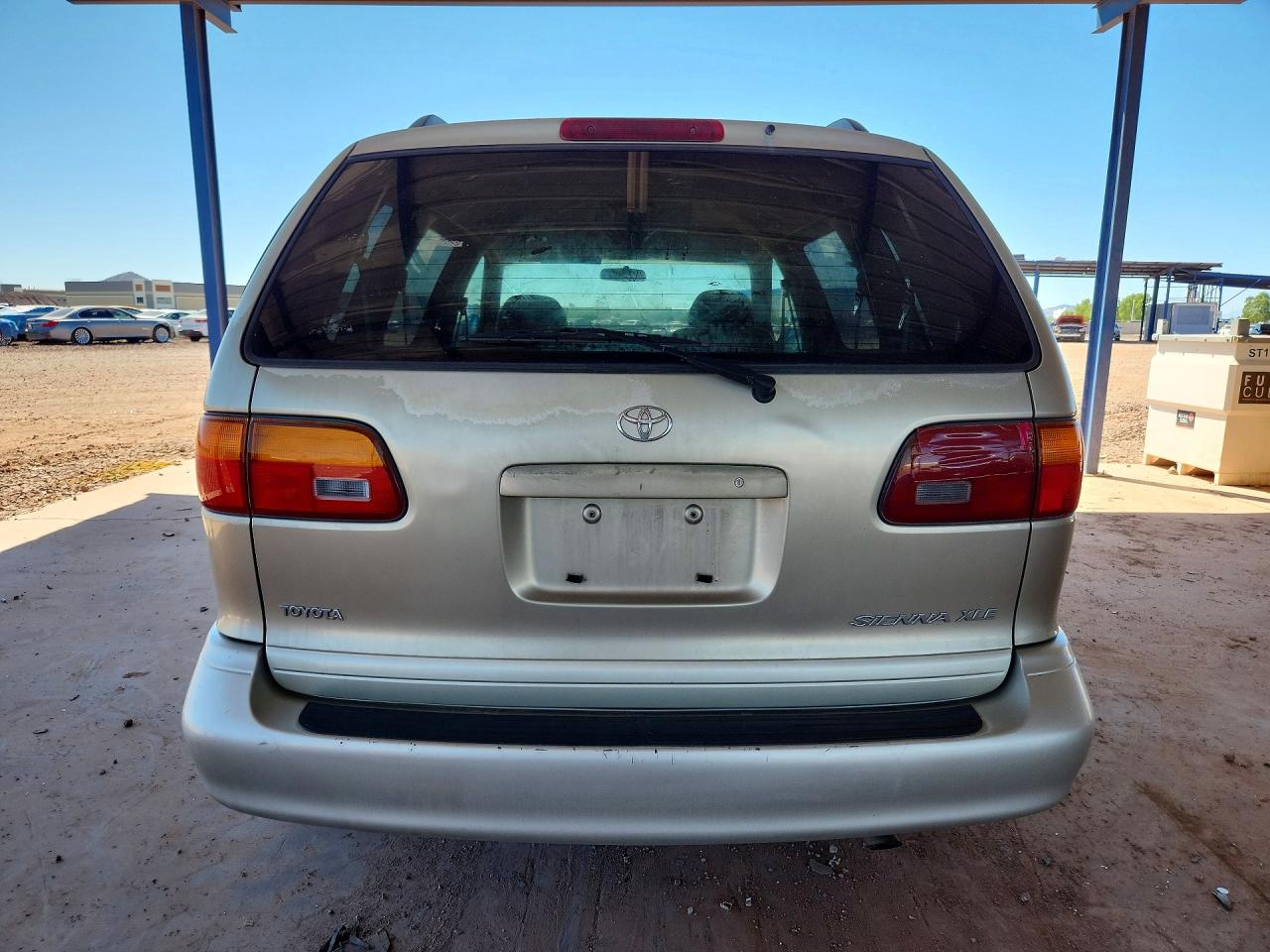 2000 Toyota Sienna Xle Beige vin: 4T3ZF13C3YU259297