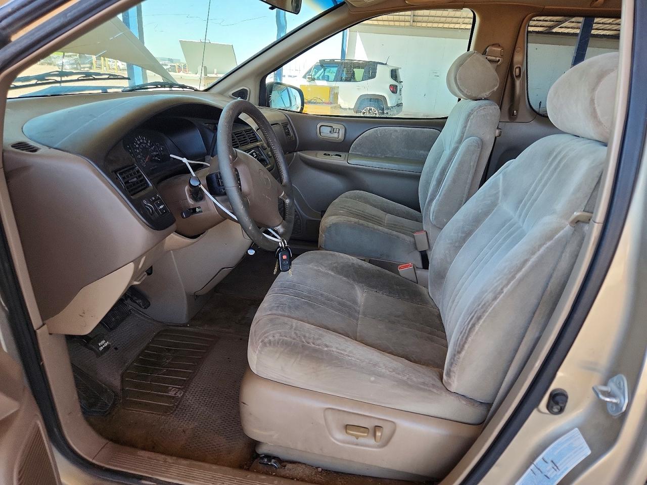 2000 Toyota Sienna Xle Beige vin: 4T3ZF13C3YU259297