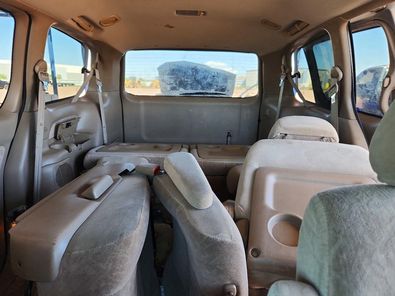 2000 Toyota Sienna Xle Beige vin: 4T3ZF13C3YU259297