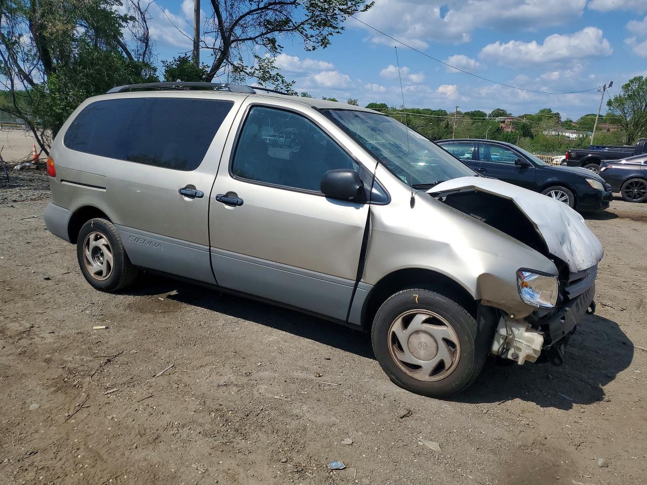 2000 Toyota Sienna Le Beige vin: 4T3ZF13C3YU317344