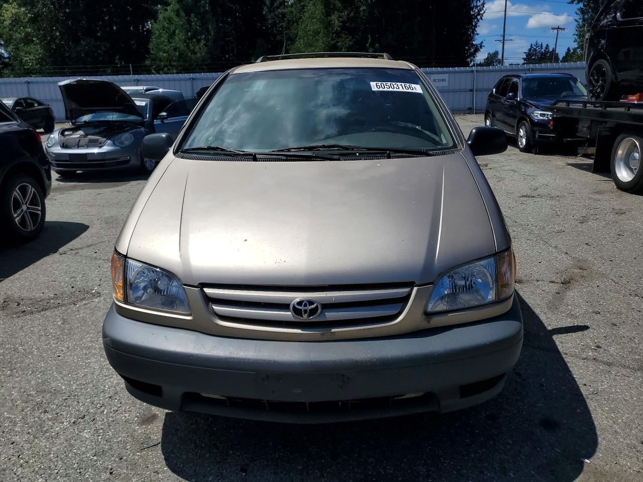 2001 Toyota Sienna Le Tan vin: 4T3ZF13C41U355185