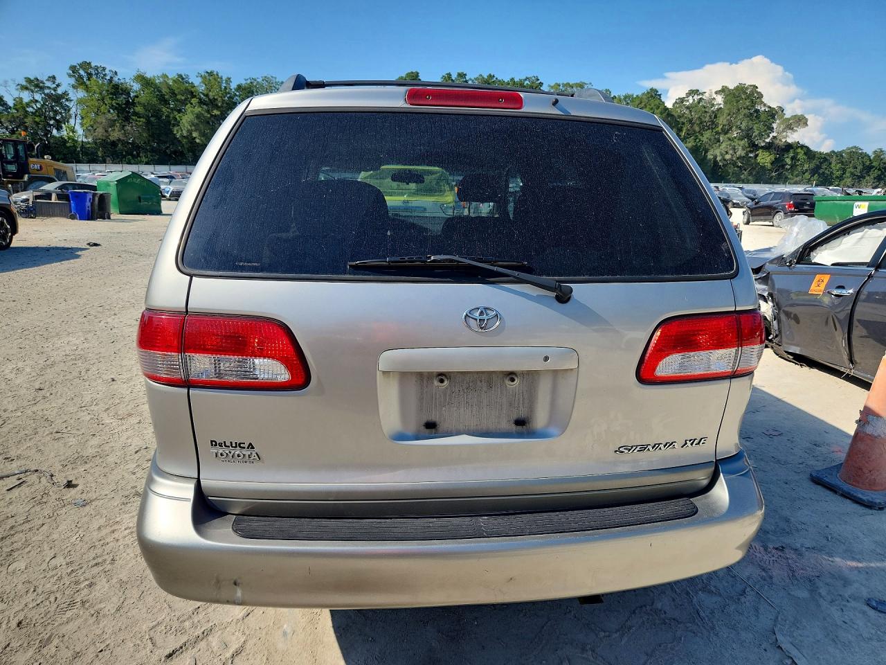 2001 Toyota Sienna Xle Silver vin: 4T3ZF13C41U376537