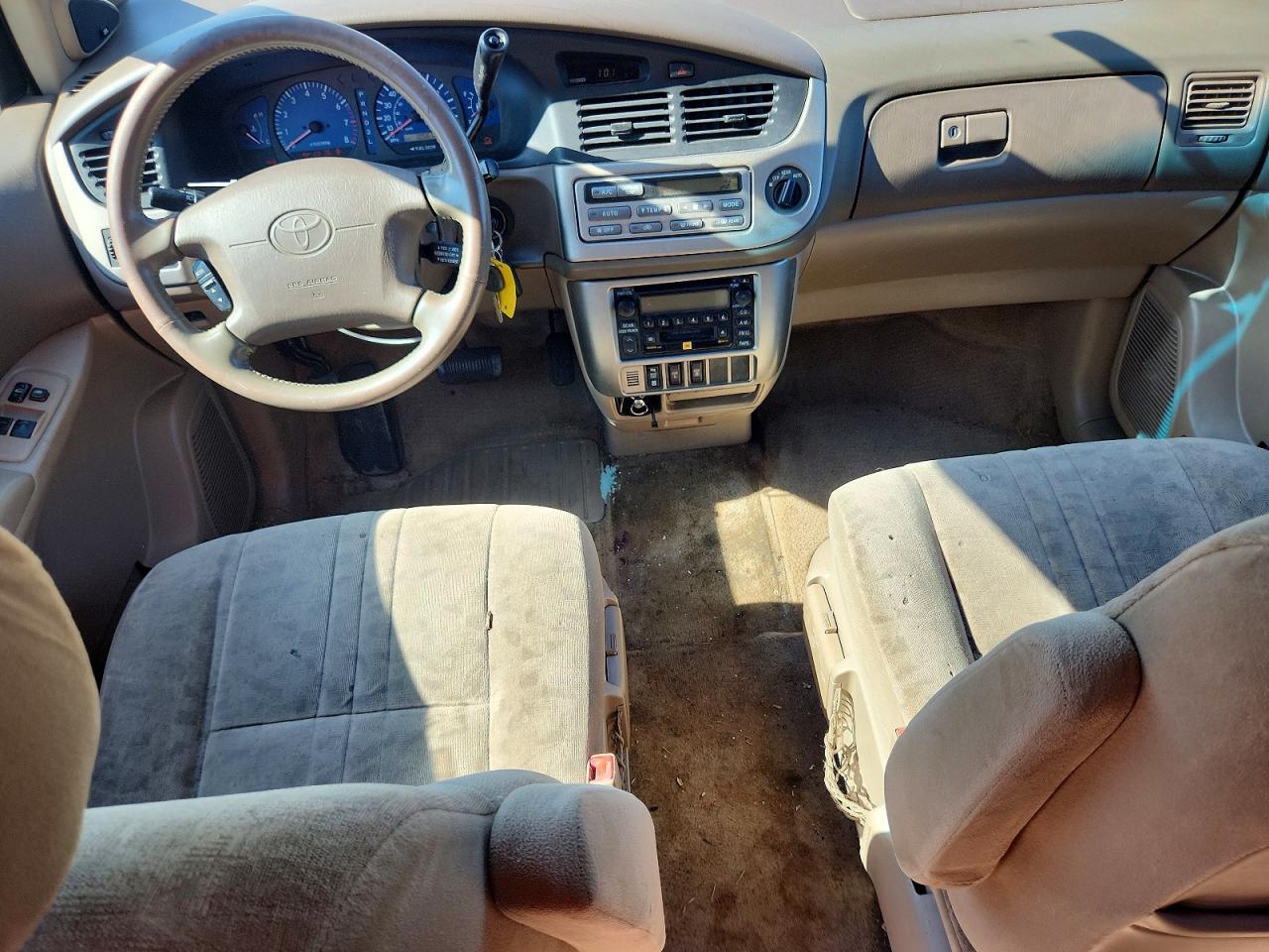 2001 Toyota Sienna Xle Silver vin: 4T3ZF13C41U376537