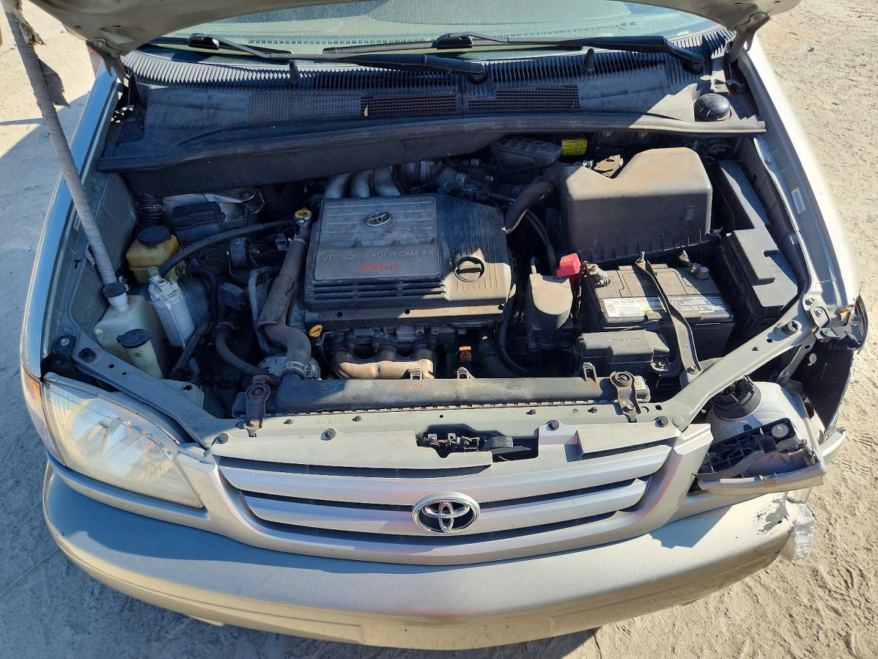 2001 Toyota Sienna Xle Silver vin: 4T3ZF13C41U376537