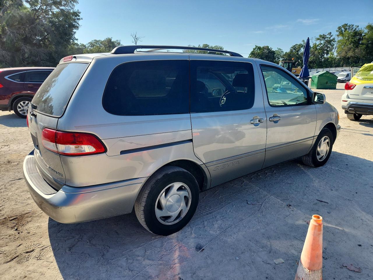 2001 Toyota Sienna Xle Silver vin: 4T3ZF13C41U376537