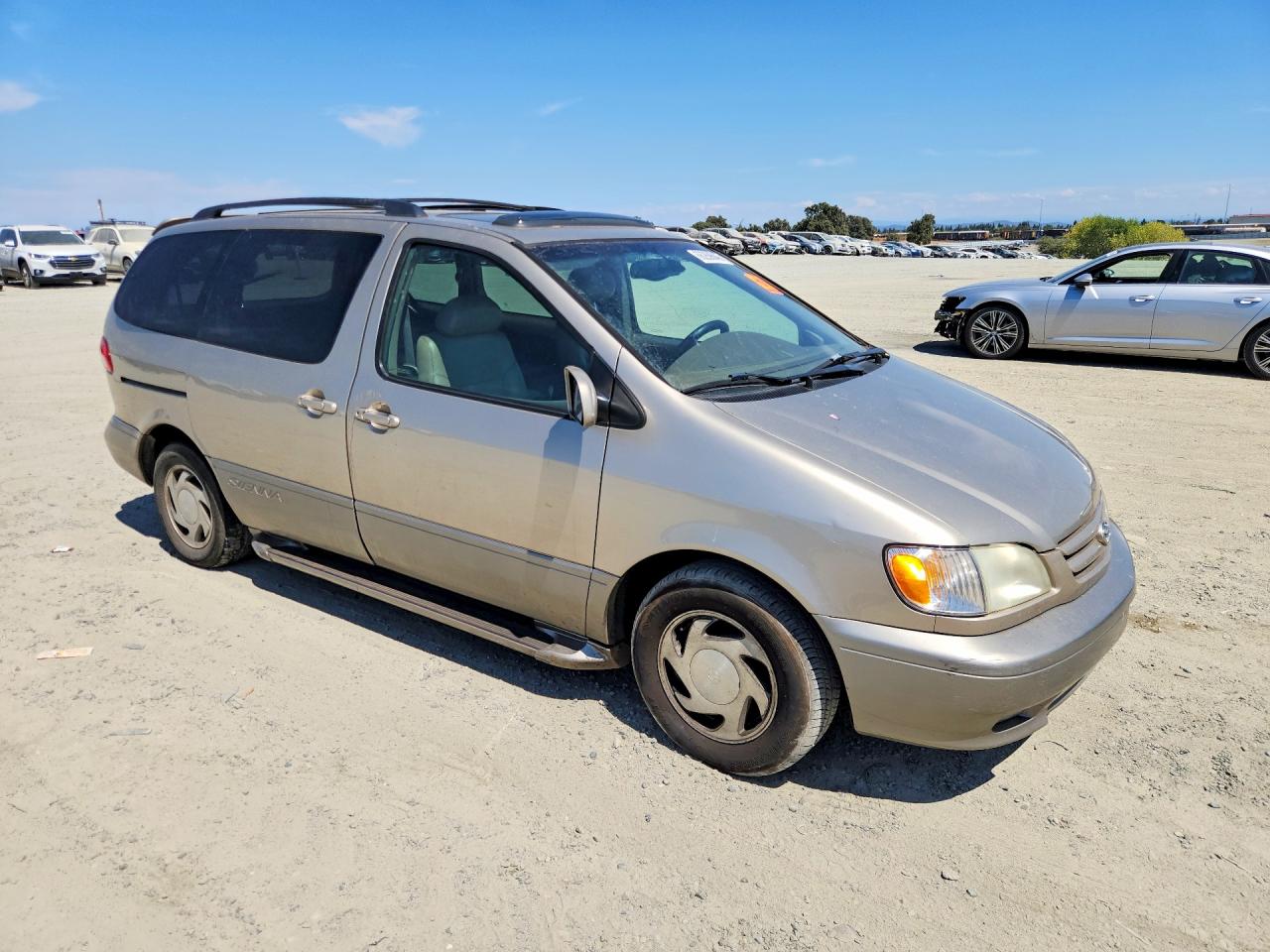 2001 Toyota Sienna Xle Beige vin: 4T3ZF13C41U403266