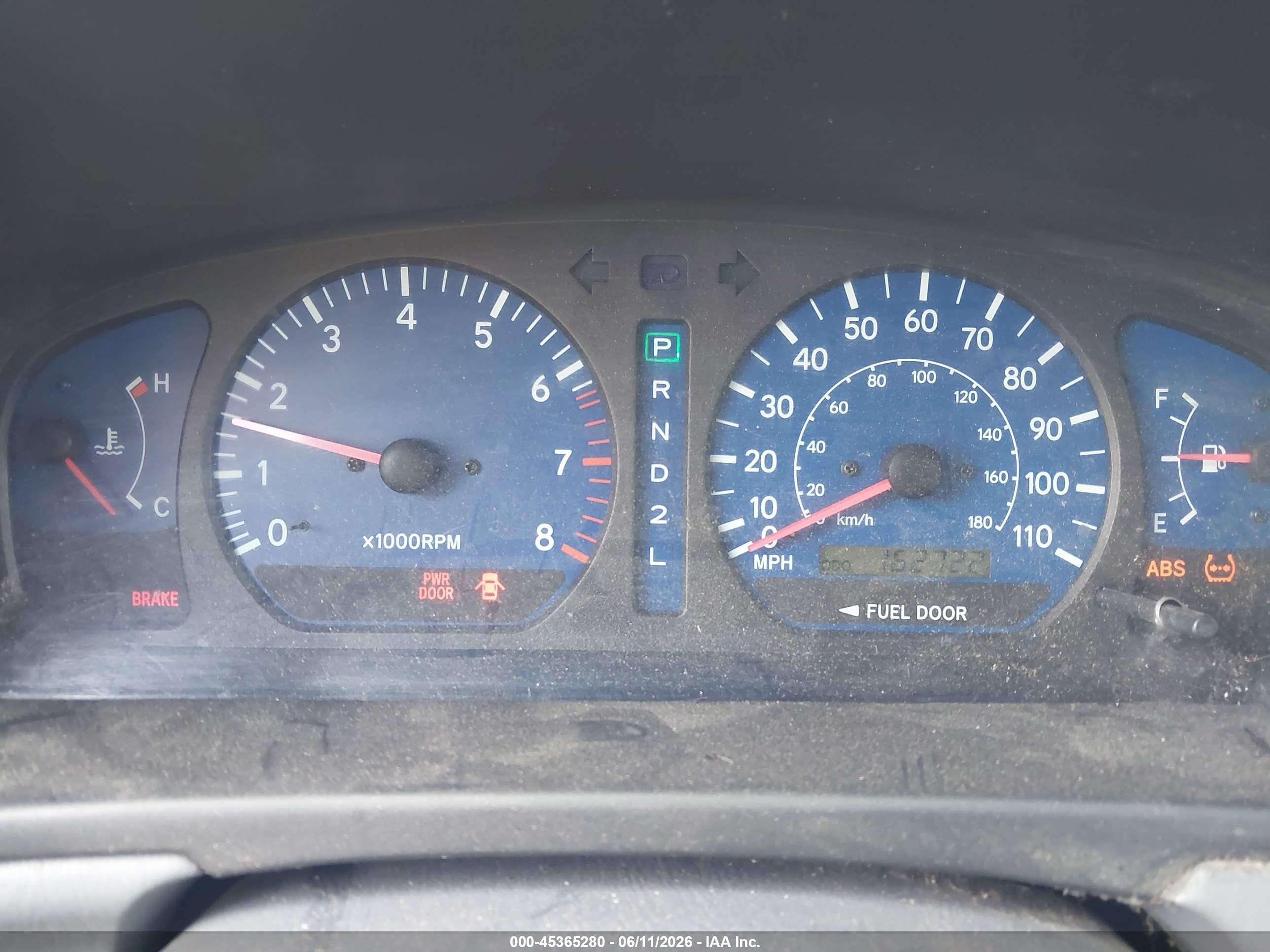 2002 Toyota Sienna Le Blue vin: 4T3ZF13C42U419629