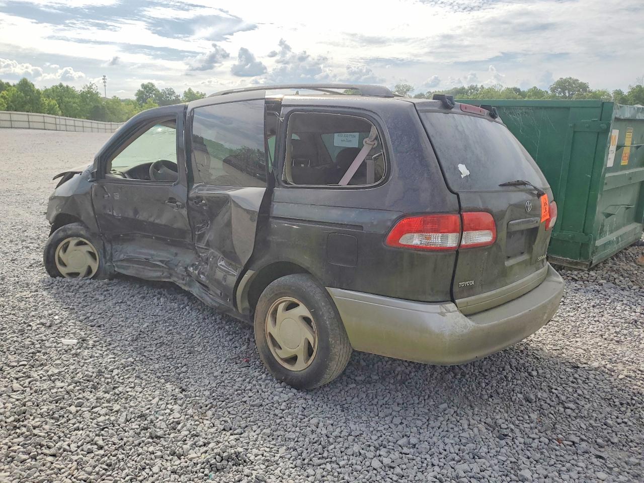 2002 Toyota Sienna Xle Коричневый vin: 4T3ZF13C42U477742