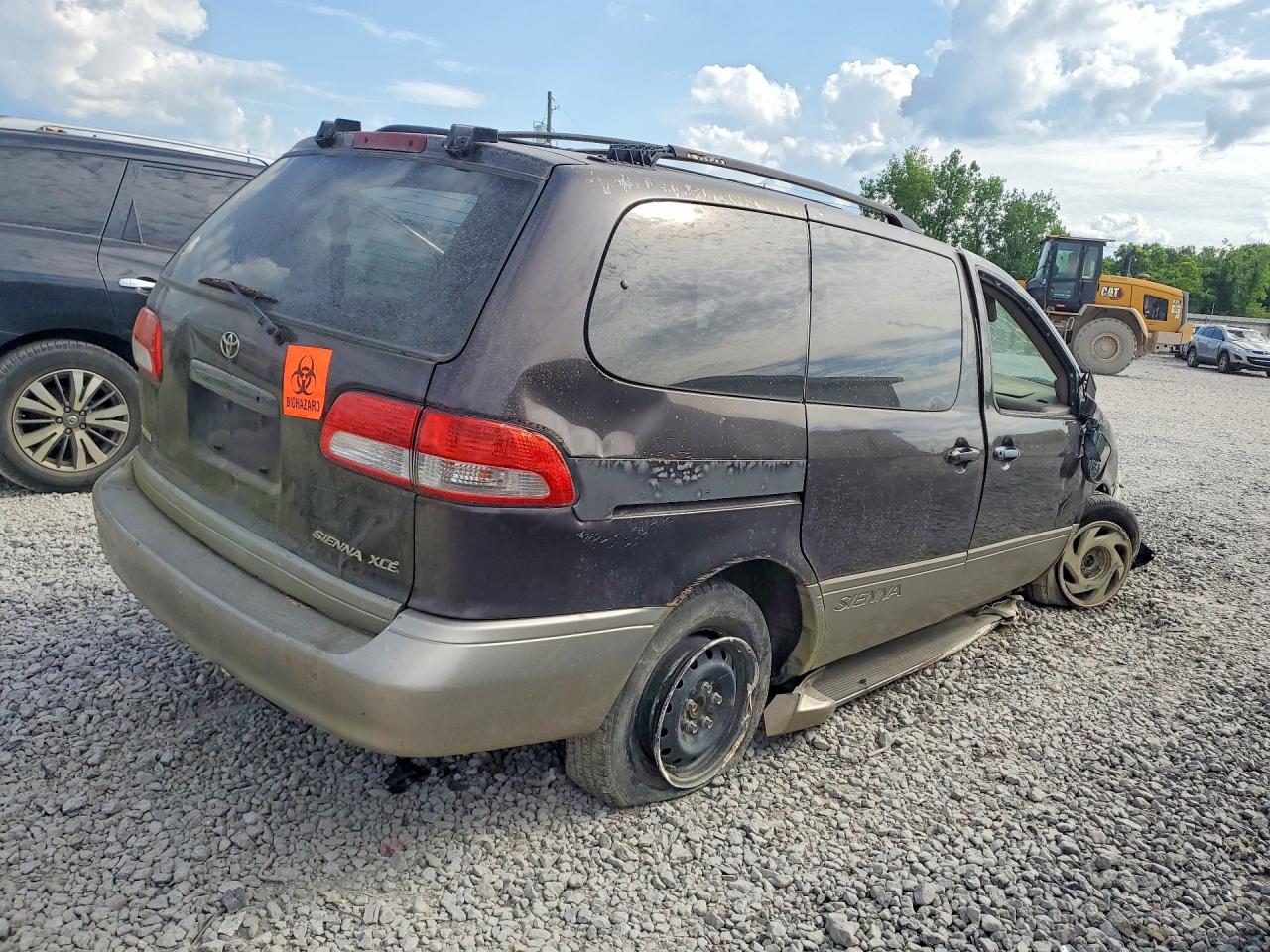 2002 Toyota Sienna Xle Коричневый vin: 4T3ZF13C42U477742