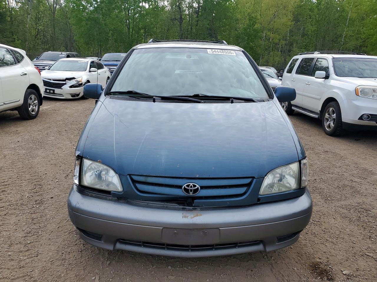 2003 Toyota Sienna Le Синий vin: 4T3ZF13C43U538721