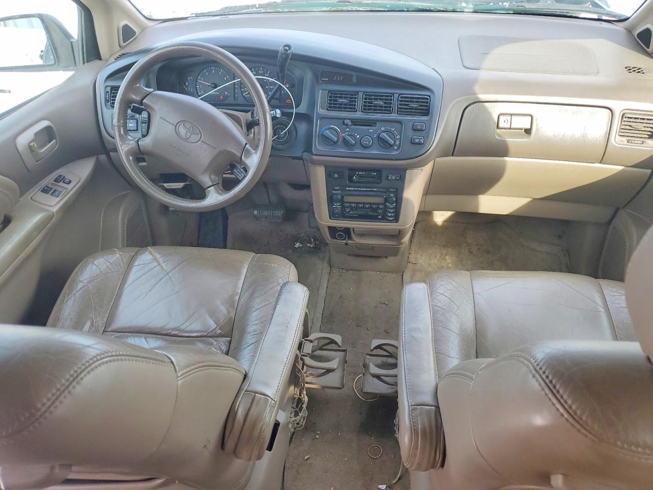 2000 Toyota Sienna Le Blue vin: 4T3ZF13C4YU273211