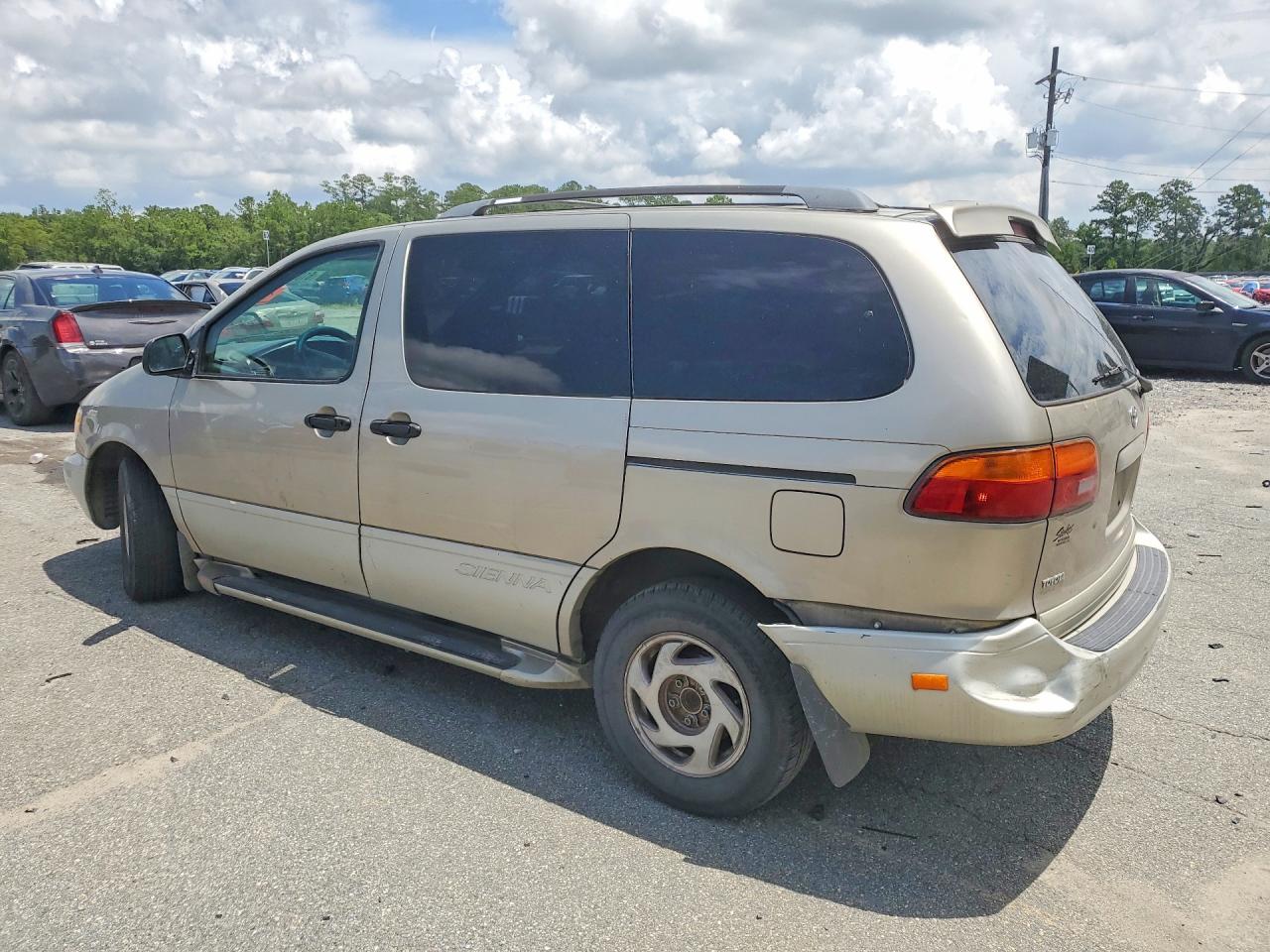 2000 Toyota Sienna Xle Tan vin: 4T3ZF13C4YU317207