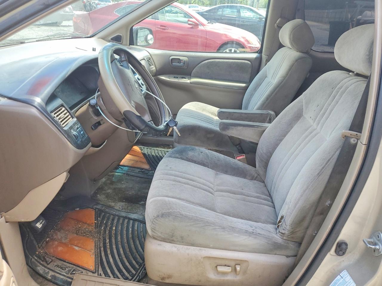 2000 Toyota Sienna Xle Tan vin: 4T3ZF13C4YU317207