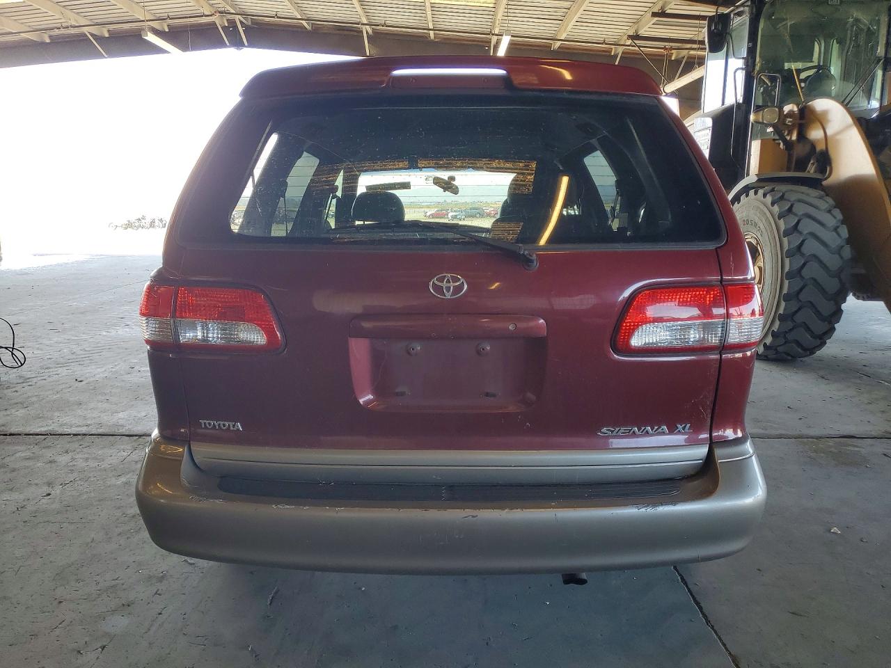 2002 Toyota Sienna Xle Burgundy vin: 4T3ZF13C52U455040