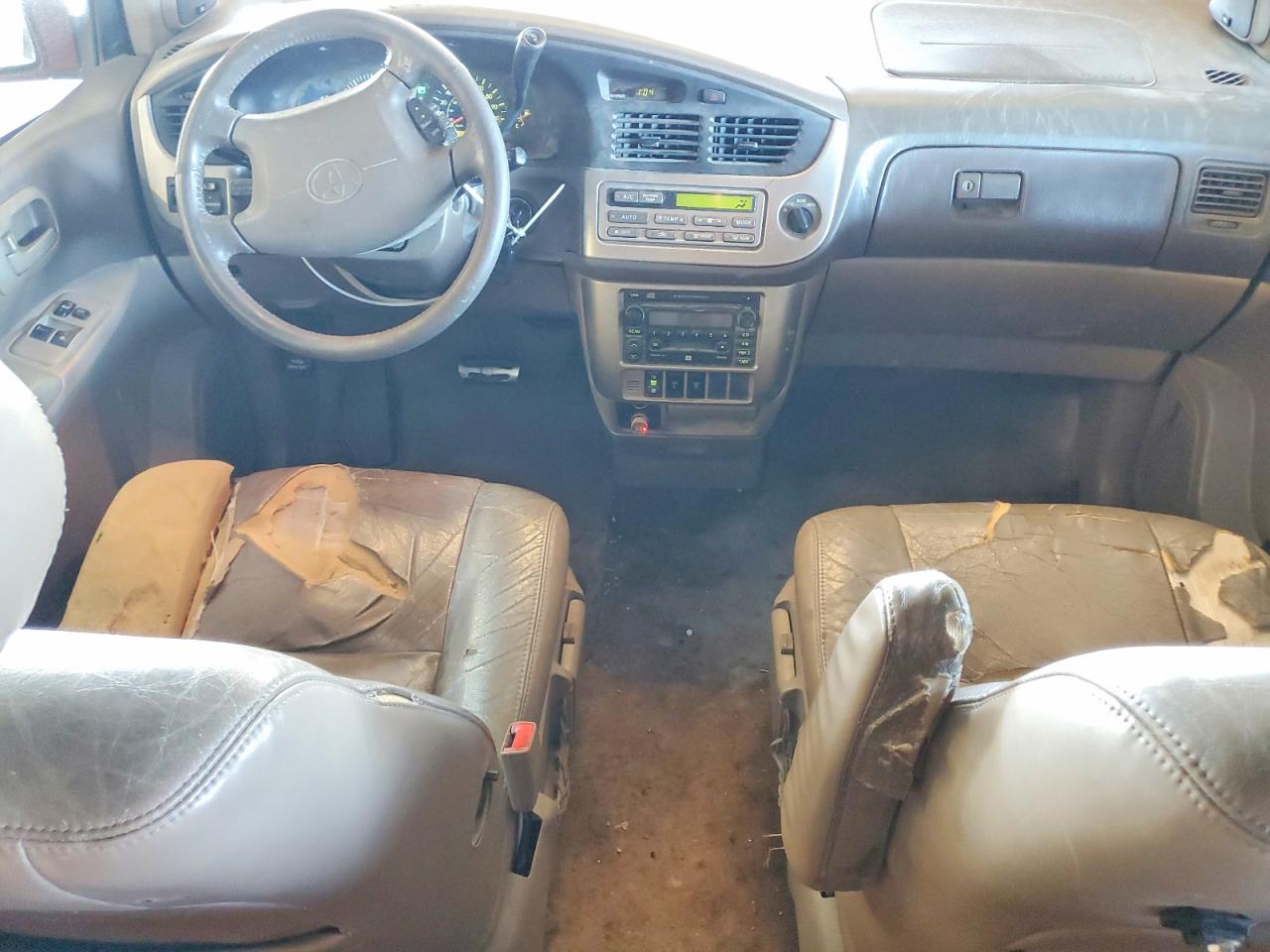 2002 Toyota Sienna Xle Burgundy vin: 4T3ZF13C52U455040