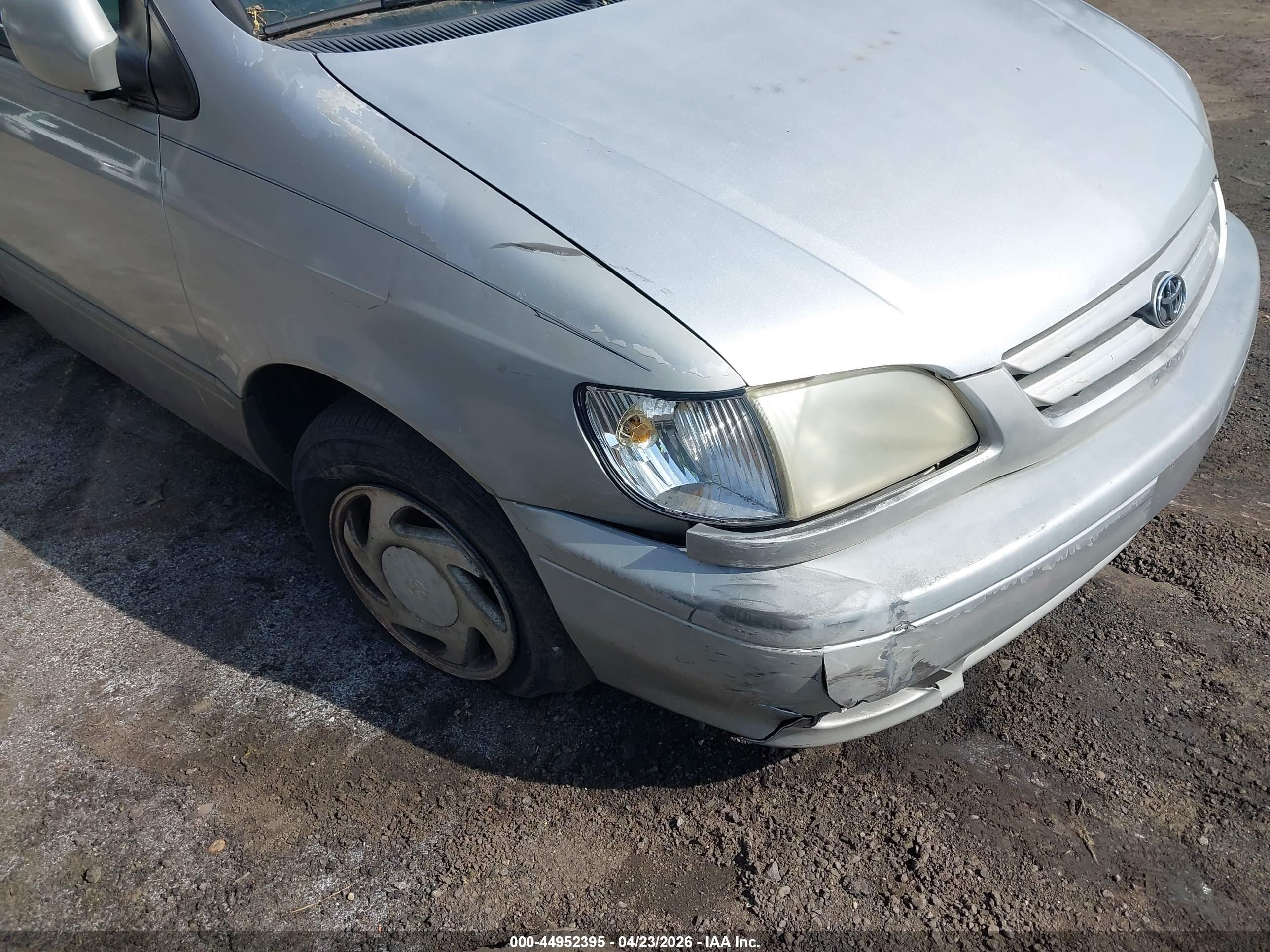 2003 Toyota Sienna Xle Gray vin: 4T3ZF13C53U528568