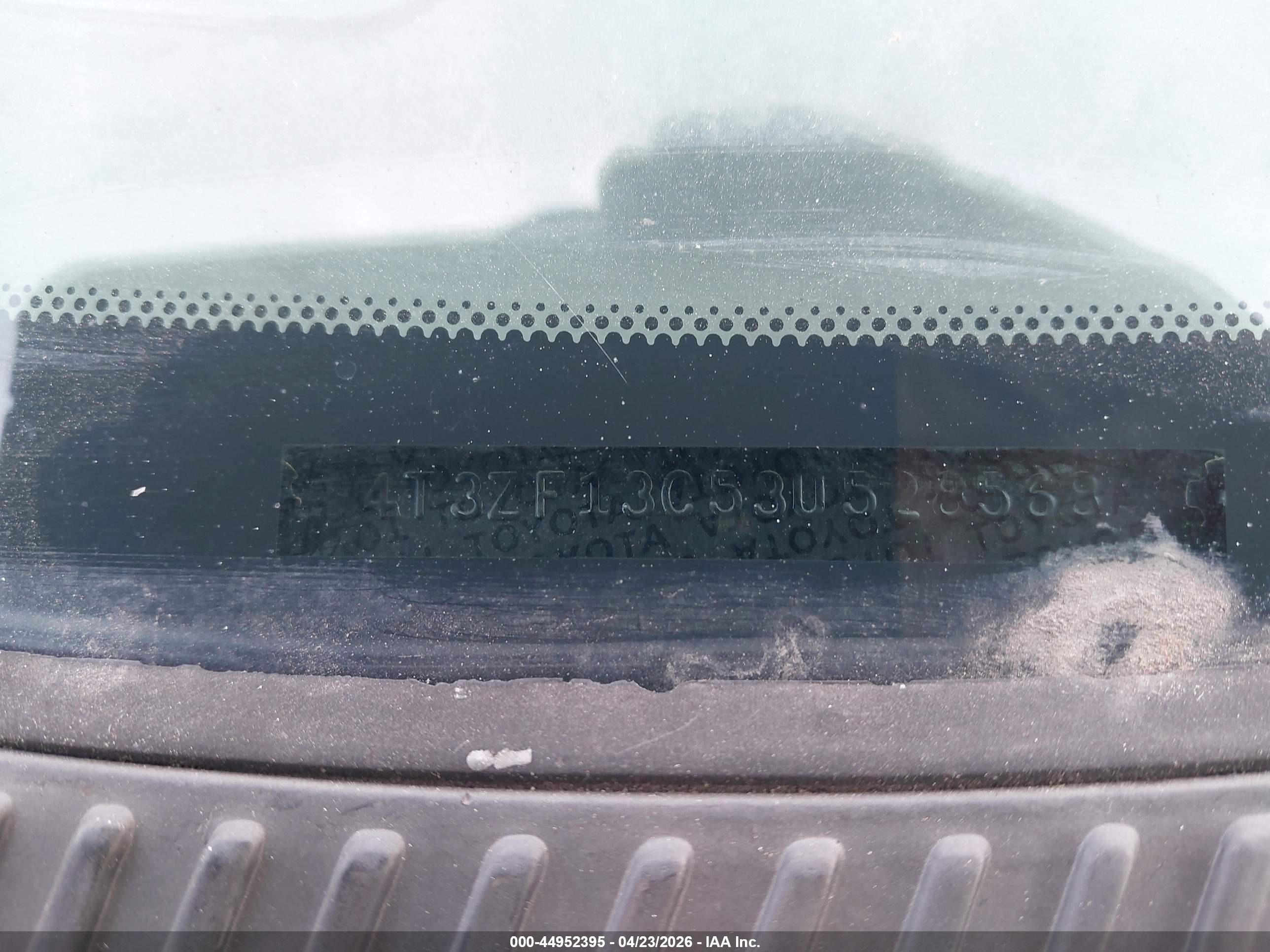 2003 Toyota Sienna Xle Gray vin: 4T3ZF13C53U528568