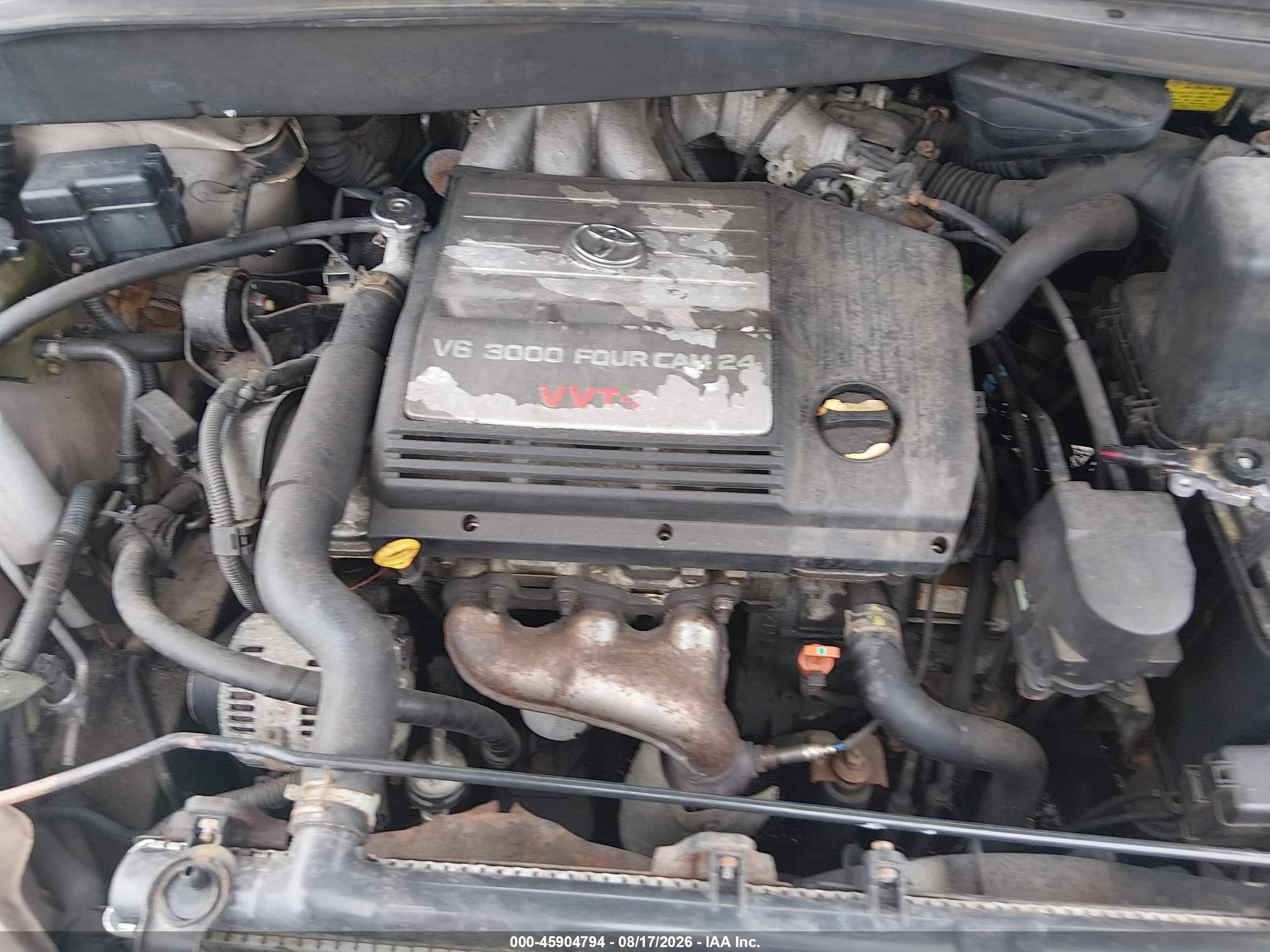 2003 Toyota Sienna Xle Gold vin: 4T3ZF13C53U539702