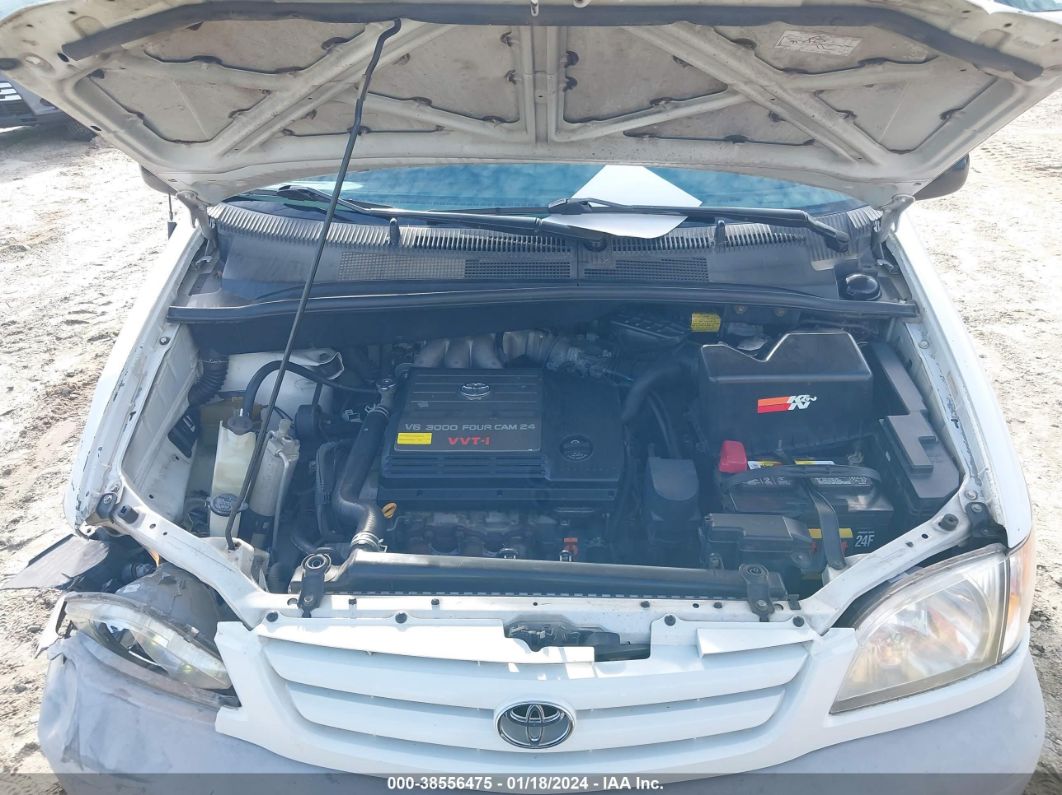 2003 Toyota Sienna Le White vin: 4T3ZF13C53U551431