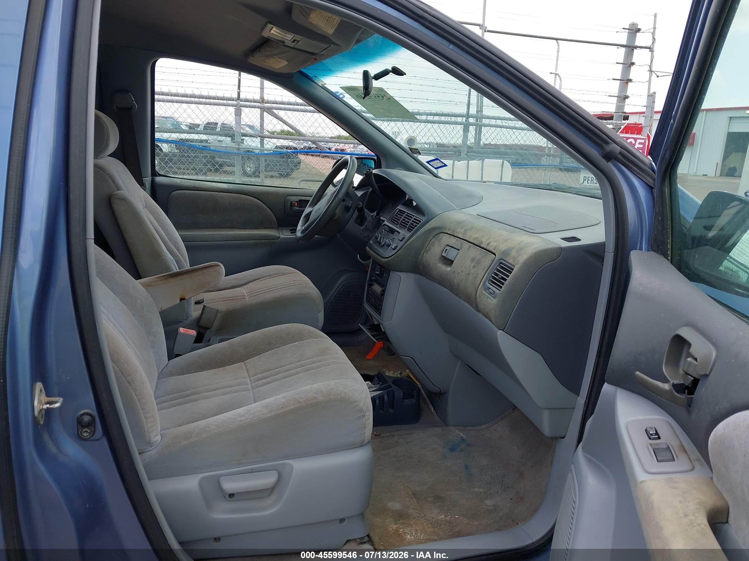 2000 Toyota Sienna Xle Blue vin: 4T3ZF13C5YU178544