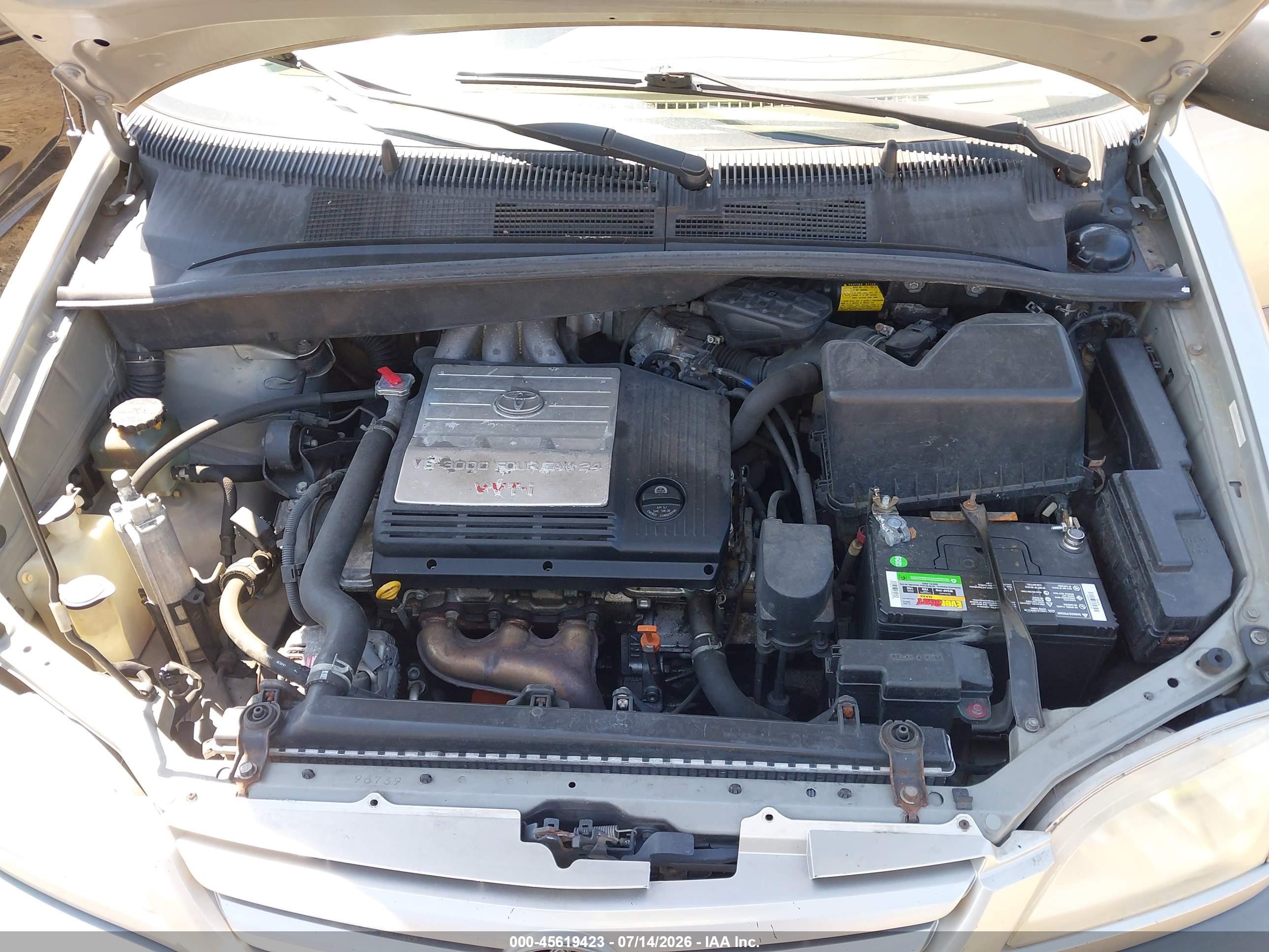 2001 Toyota Sienna Le Silver vin: 4T3ZF13C61U356581