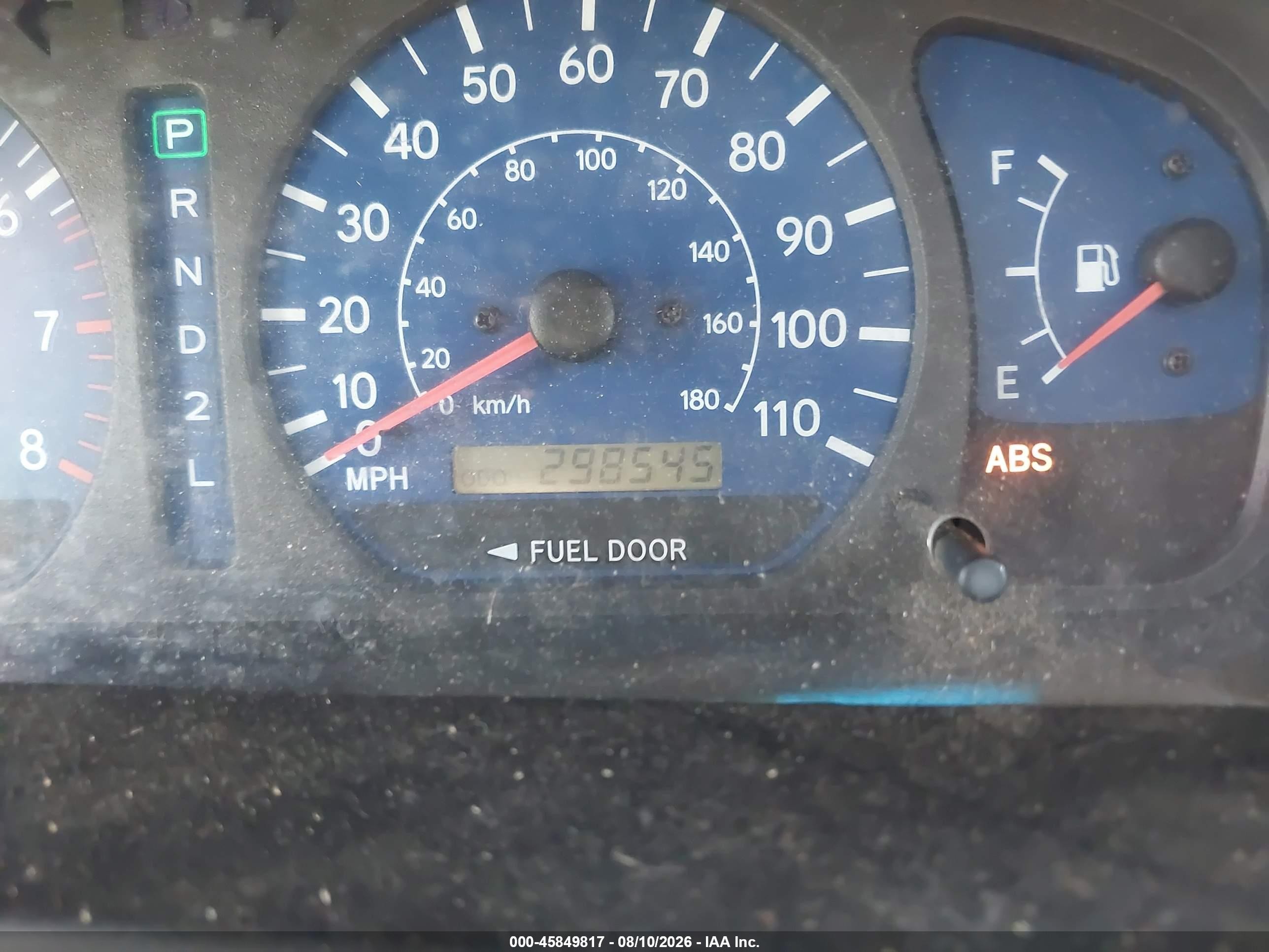2002 Toyota Sienna Xle Burgundy vin: 4T3ZF13C62U464572
