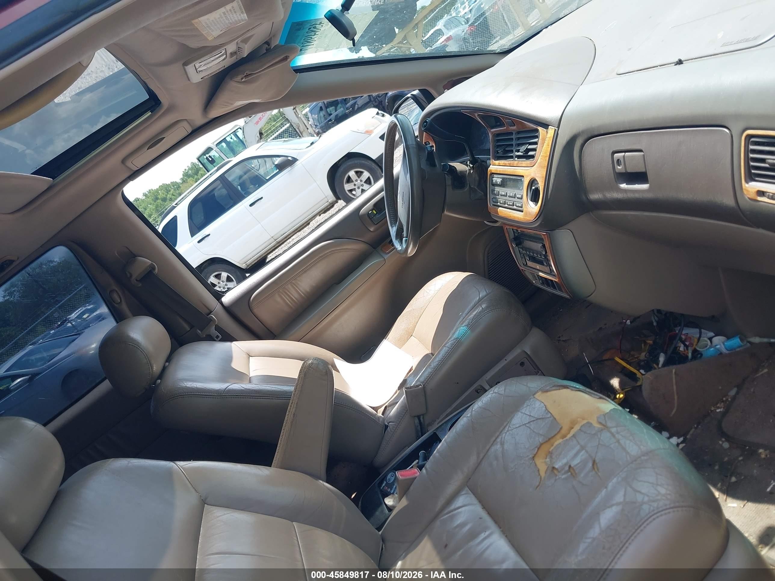 2002 Toyota Sienna Xle Burgundy vin: 4T3ZF13C62U464572