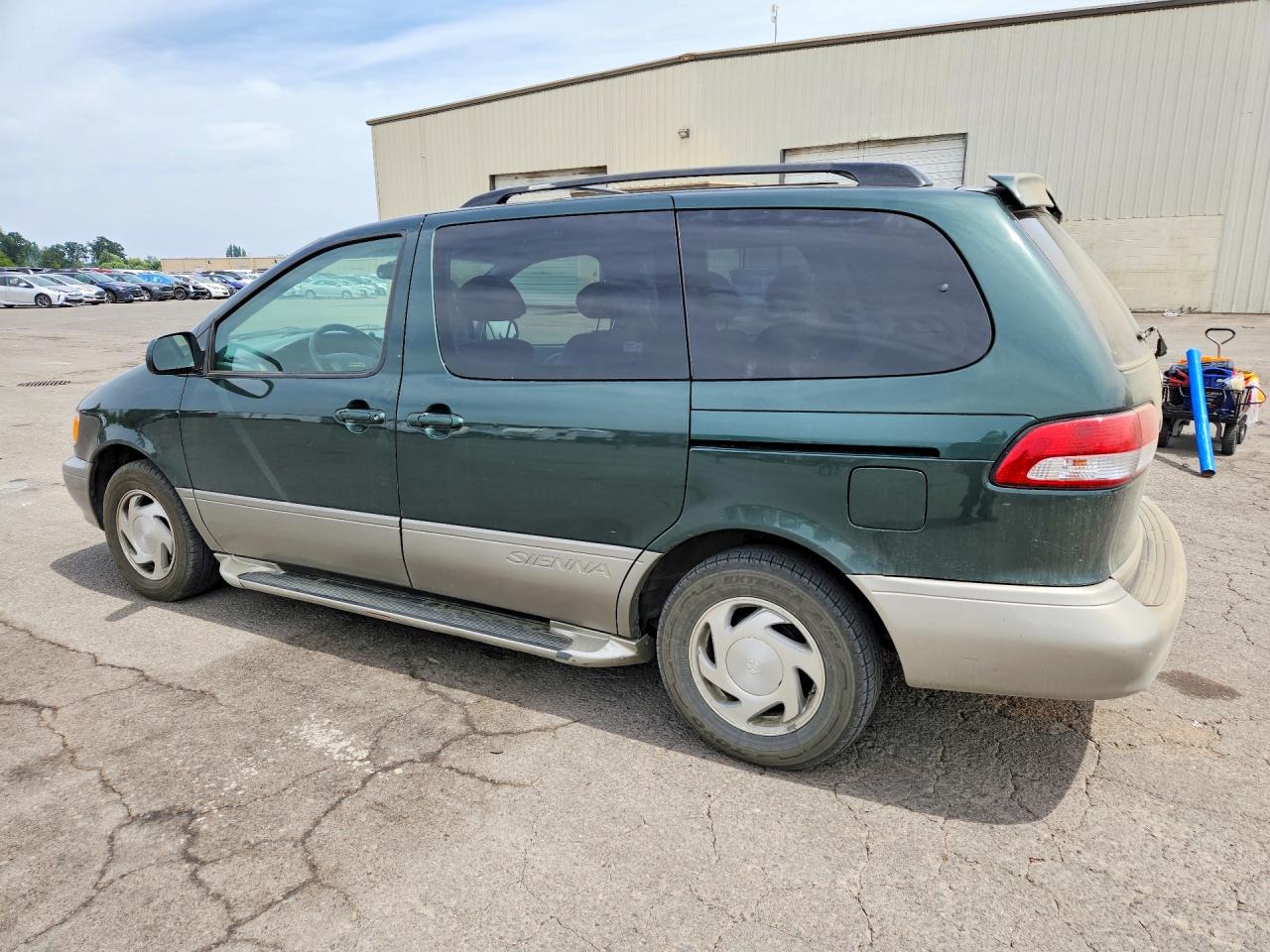 2003 Toyota Sienna Xle Зеленый vin: 4T3ZF13C63U544522