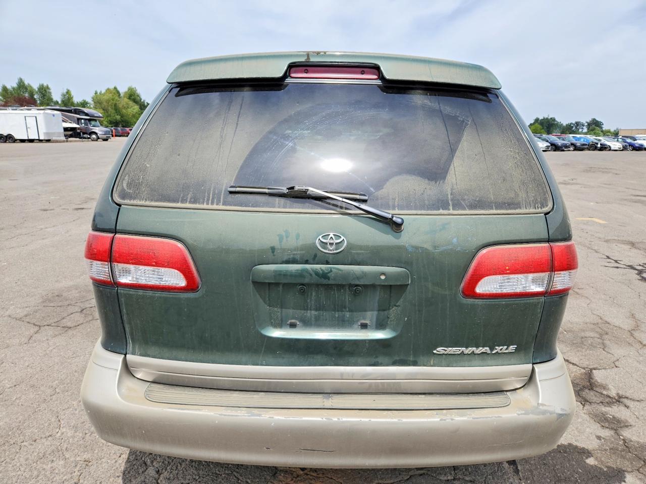 2003 Toyota Sienna Xle Зеленый vin: 4T3ZF13C63U544522
