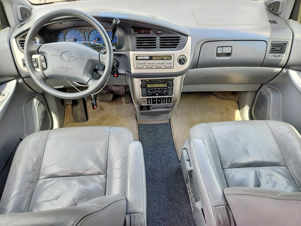 2003 Toyota Sienna Xle Зеленый vin: 4T3ZF13C63U544522
