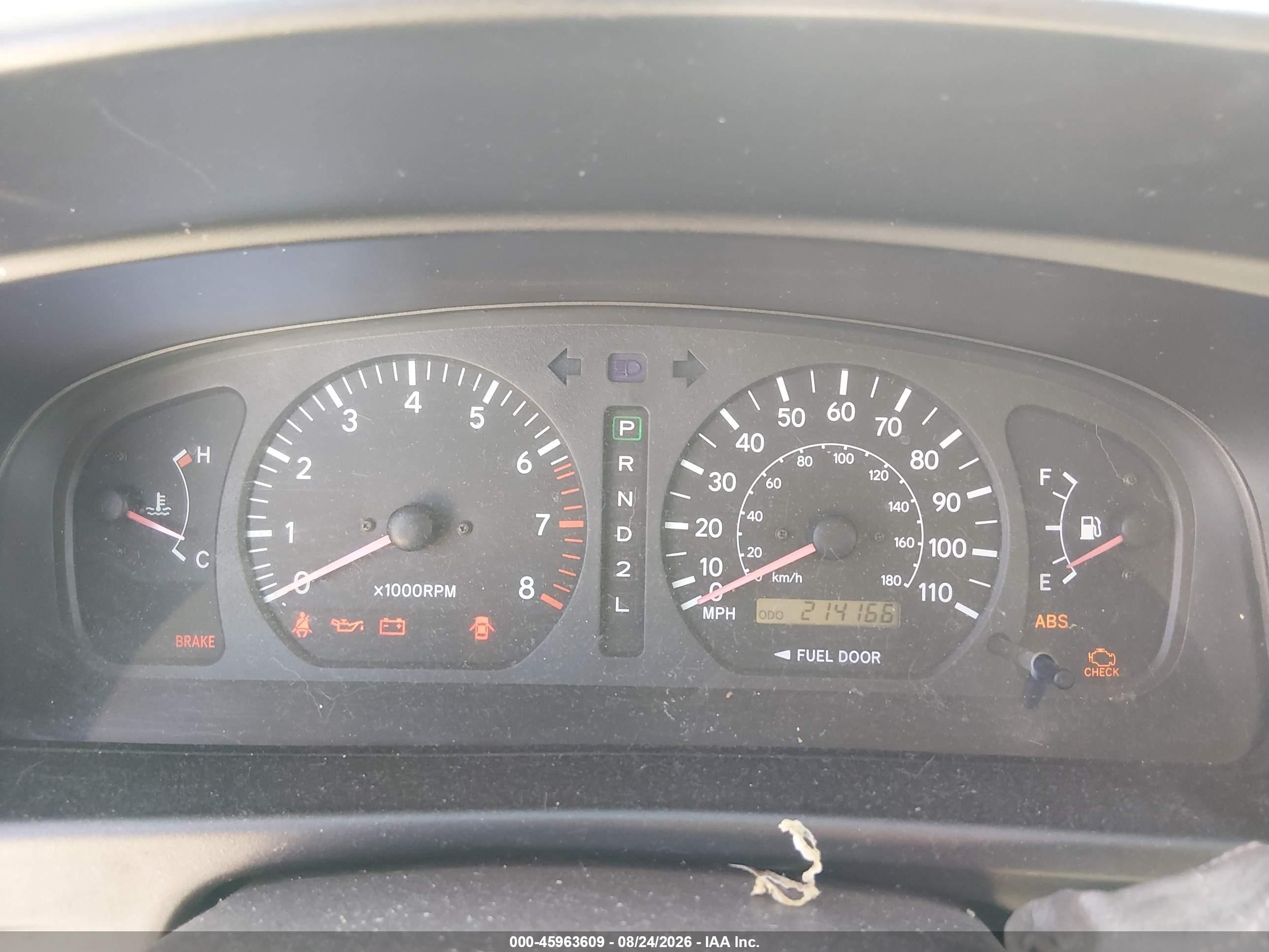 1998 Toyota Sienna Le Gray vin: 4T3ZF13C6WU059186