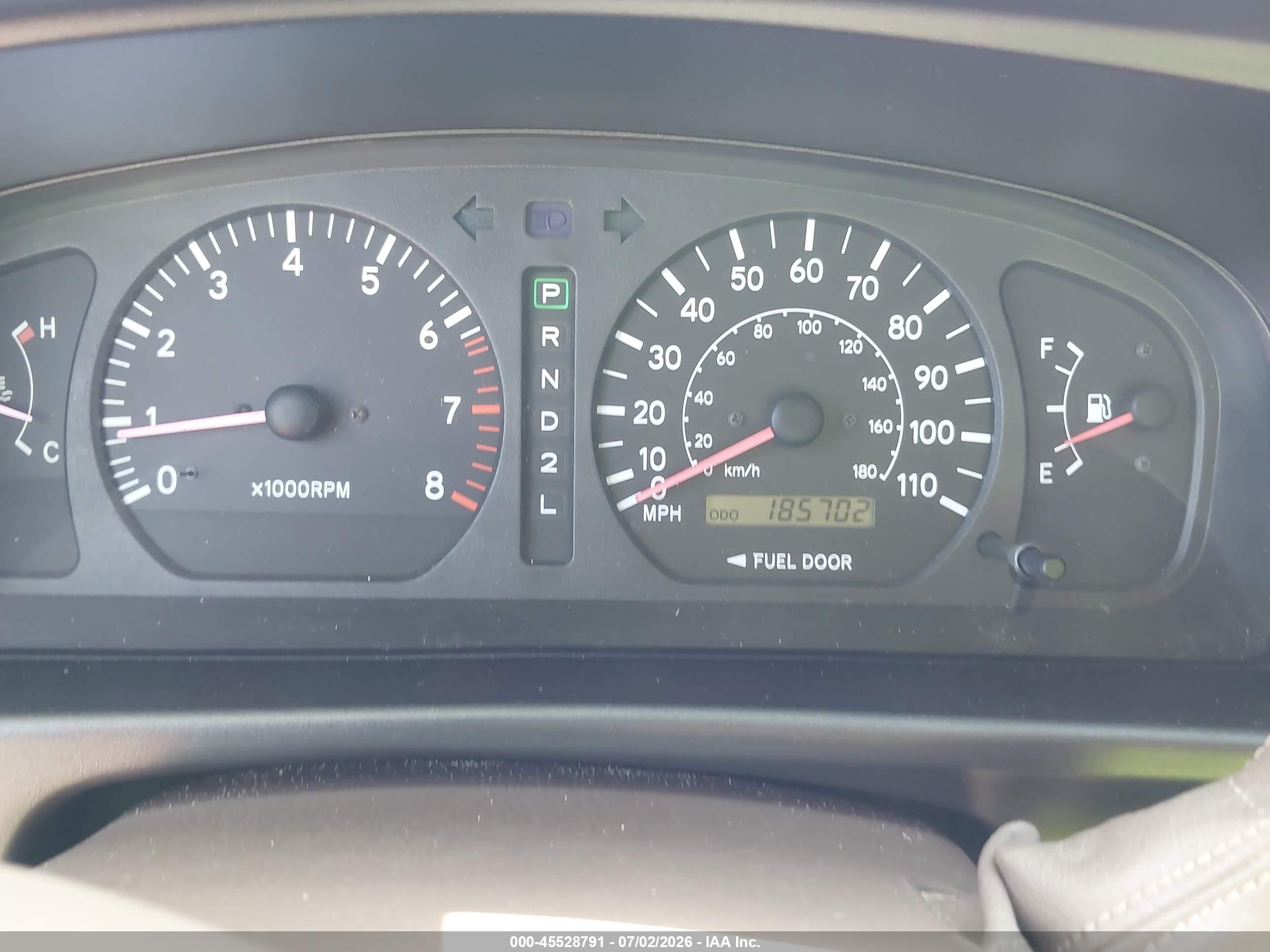 1999 Toyota Sienna Le Teal vin: 4T3ZF13C6XU107450