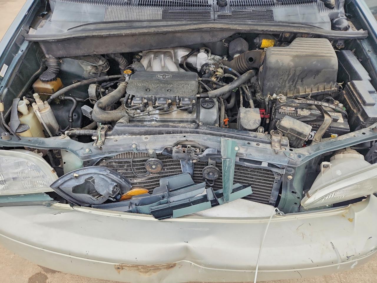 1999 Toyota Sienna Xle Green vin: 4T3ZF13C6XU114818
