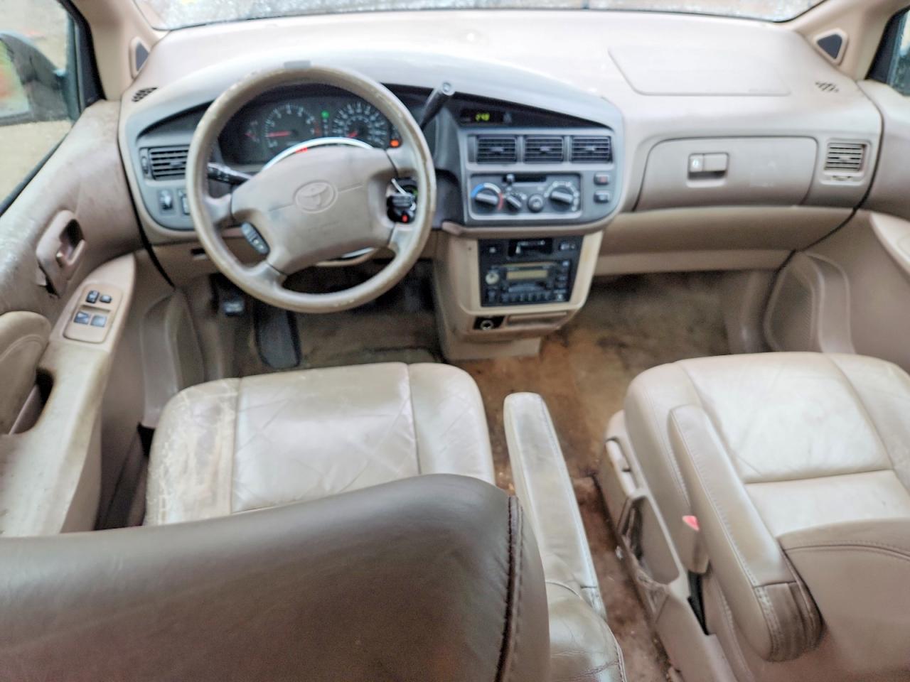1999 Toyota Sienna Xle Tan vin: 4T3ZF13C6XU161752