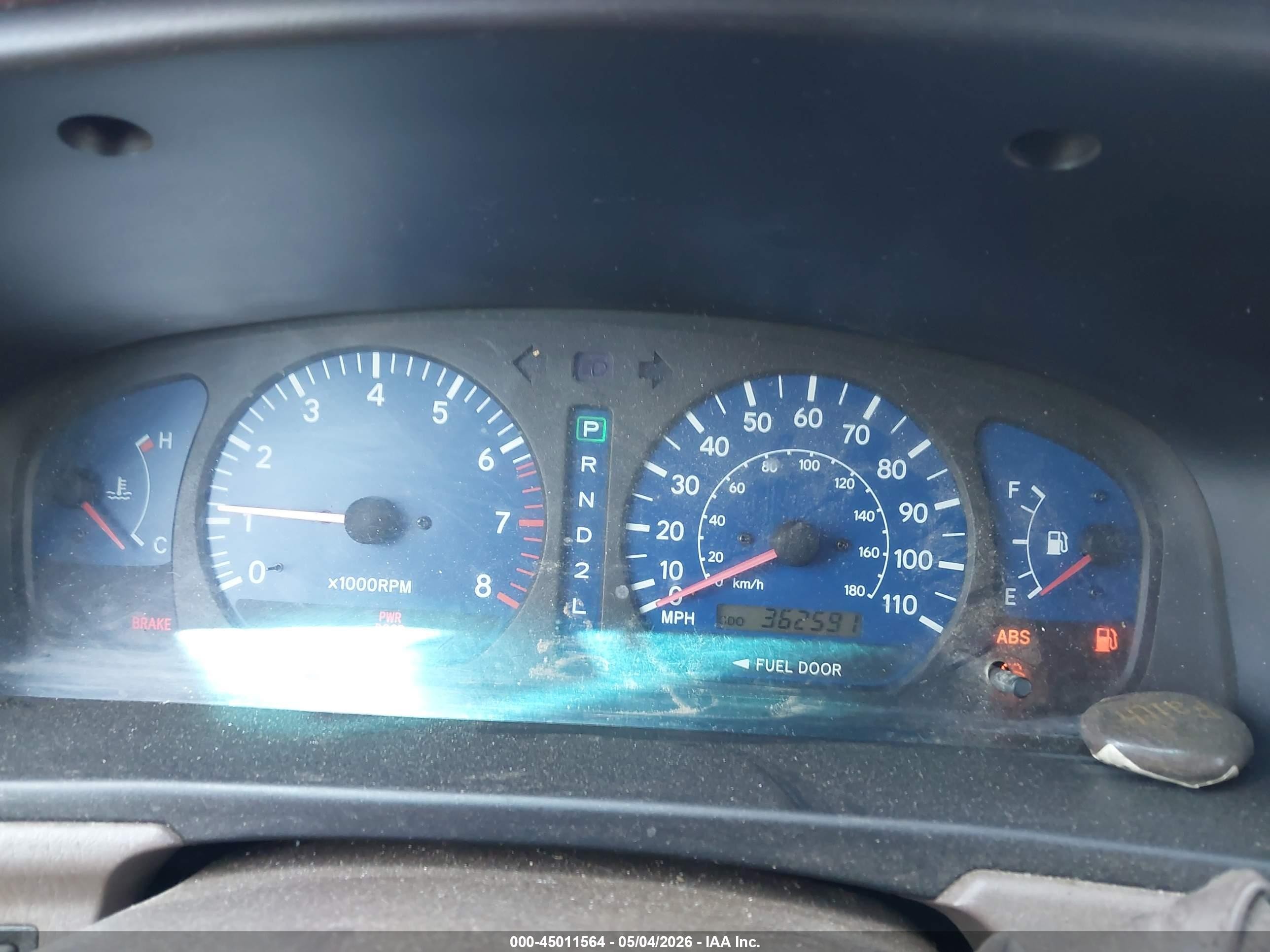 2001 Toyota Sienna Xle Silver vin: 4T3ZF13C71U361031