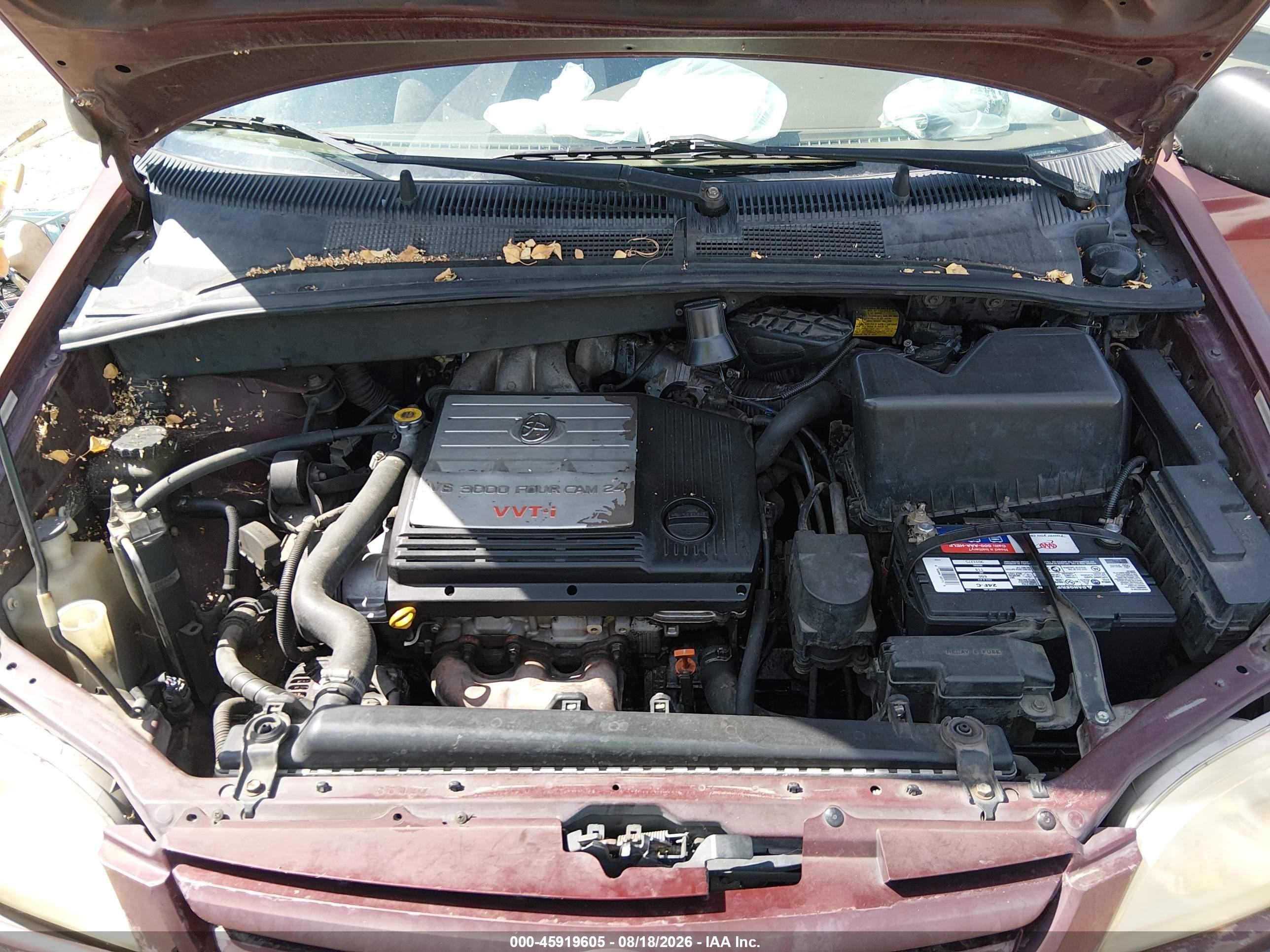 2001 Toyota Sienna Le Brown vin: 4T3ZF13C71U384860