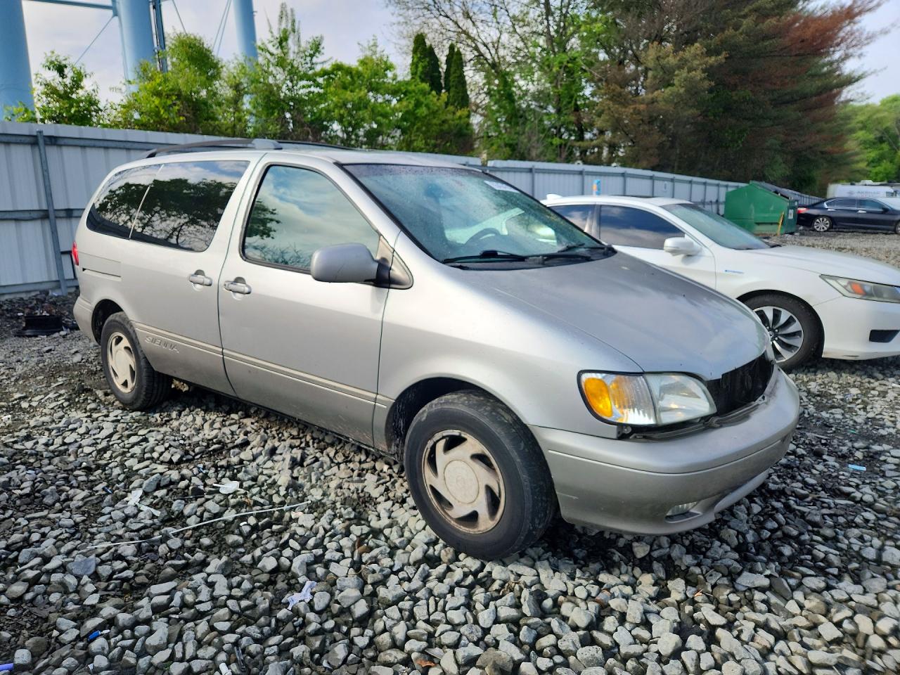 2001 Toyota Sienna Ce Beige vin: 4T3ZF13C71U409529