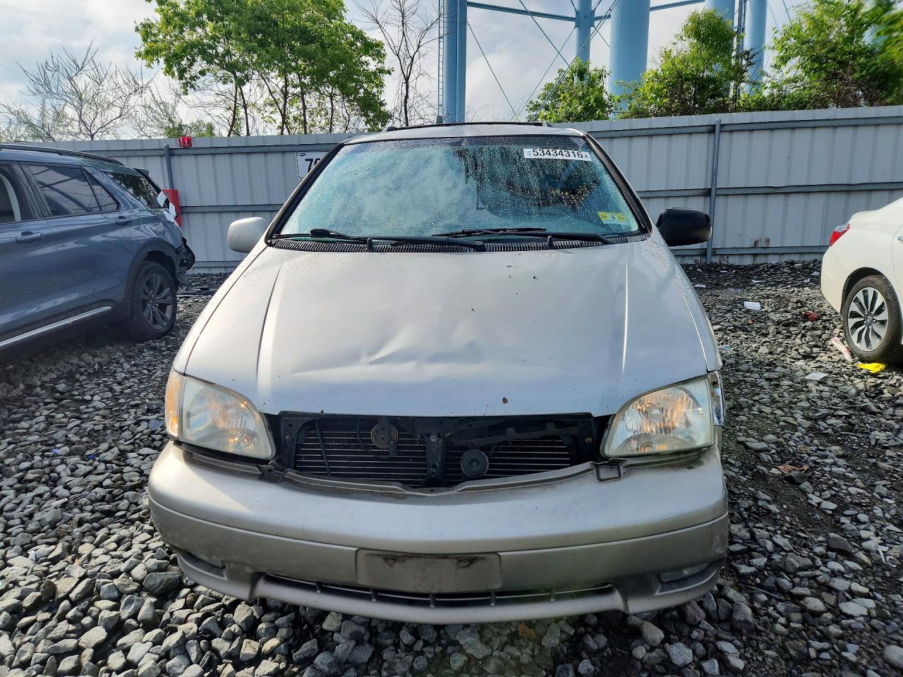 2001 Toyota Sienna Ce Beige vin: 4T3ZF13C71U409529