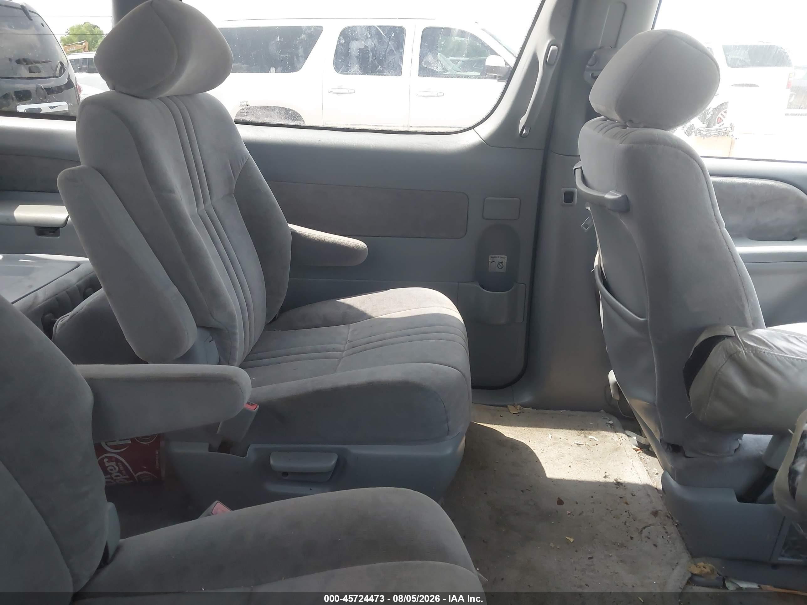 2002 Toyota Sienna Xle Green vin: 4T3ZF13C72U418569