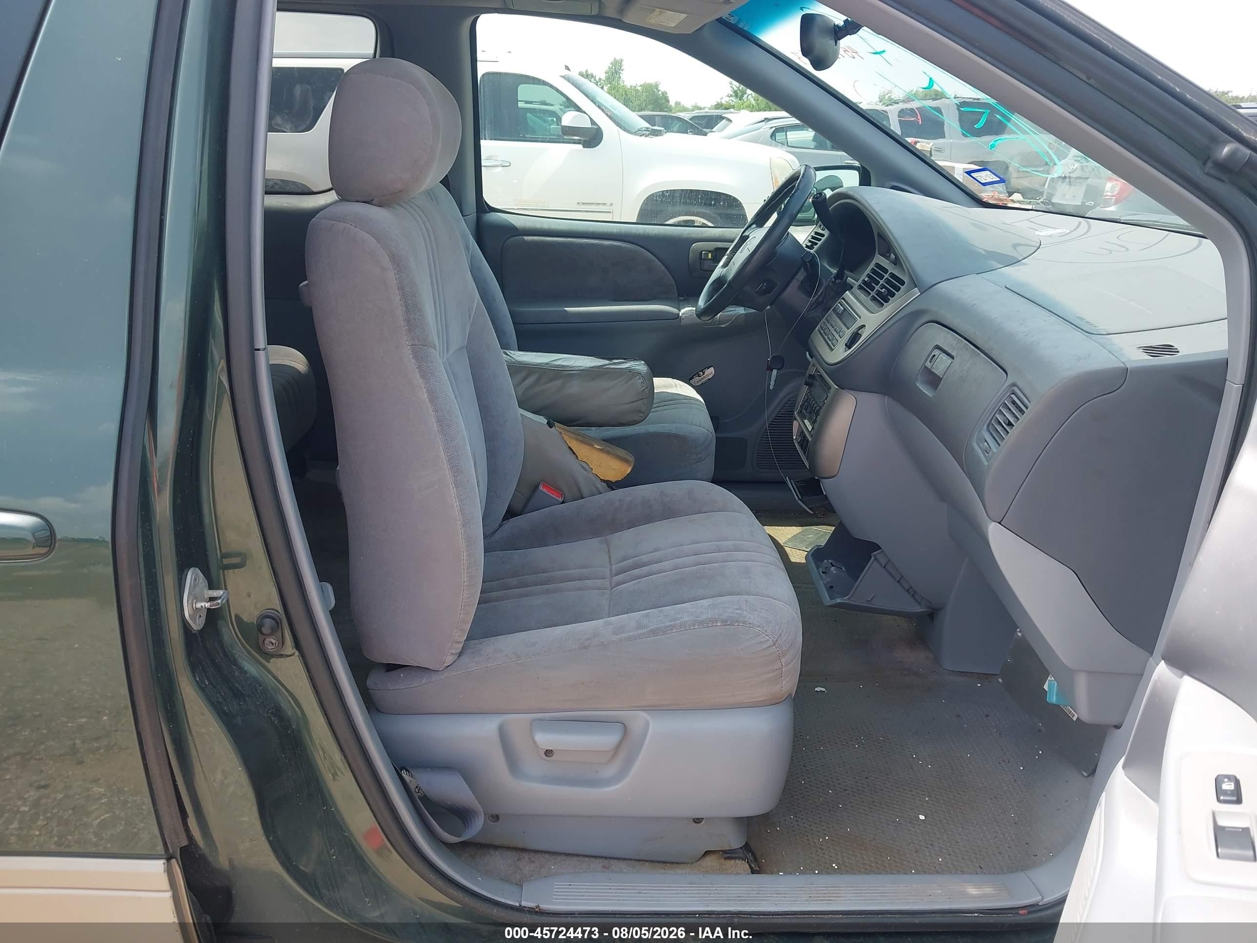 2002 Toyota Sienna Xle Green vin: 4T3ZF13C72U418569