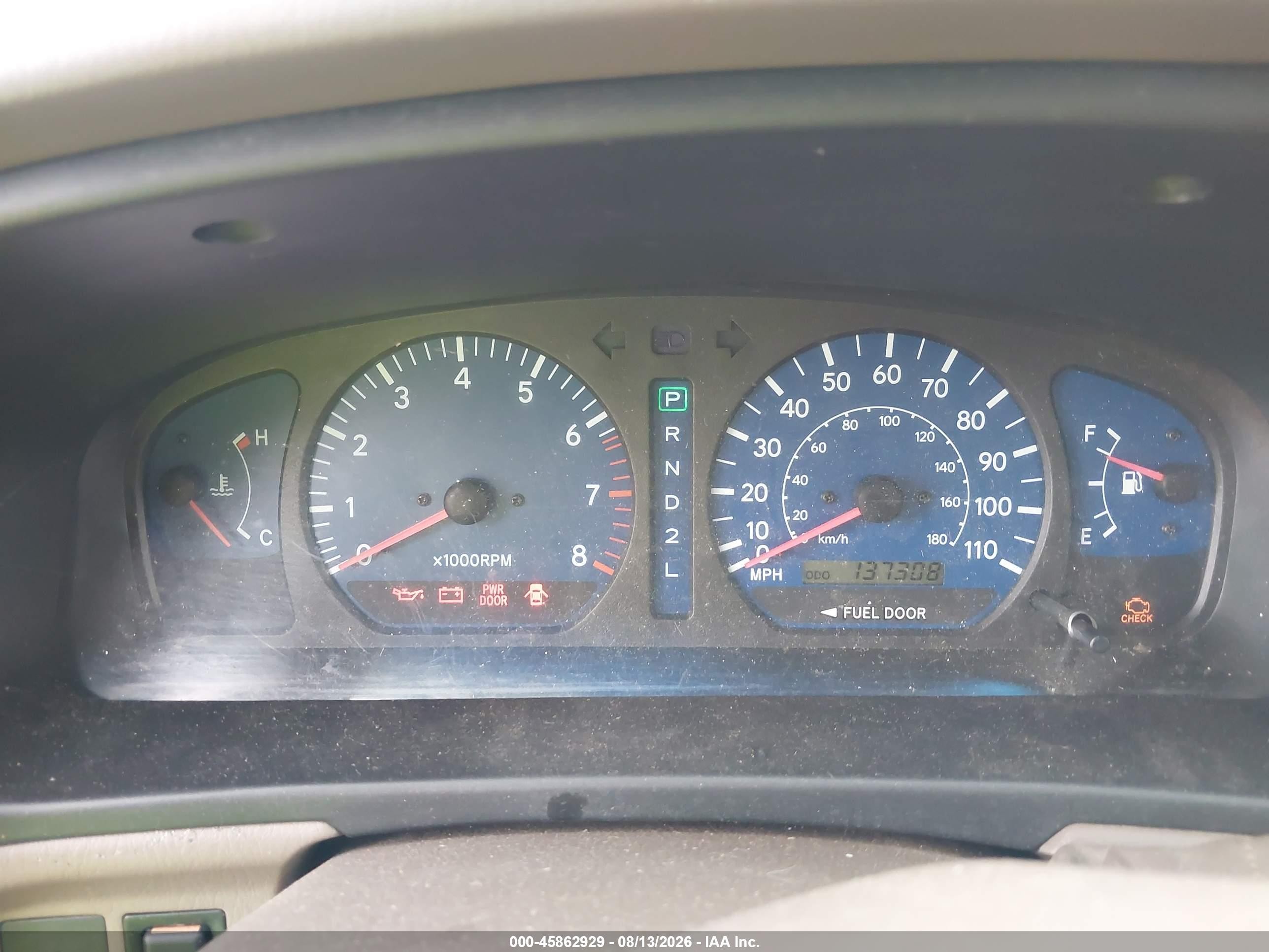 2002 Toyota Sienna Xle Green vin: 4T3ZF13C72U457047